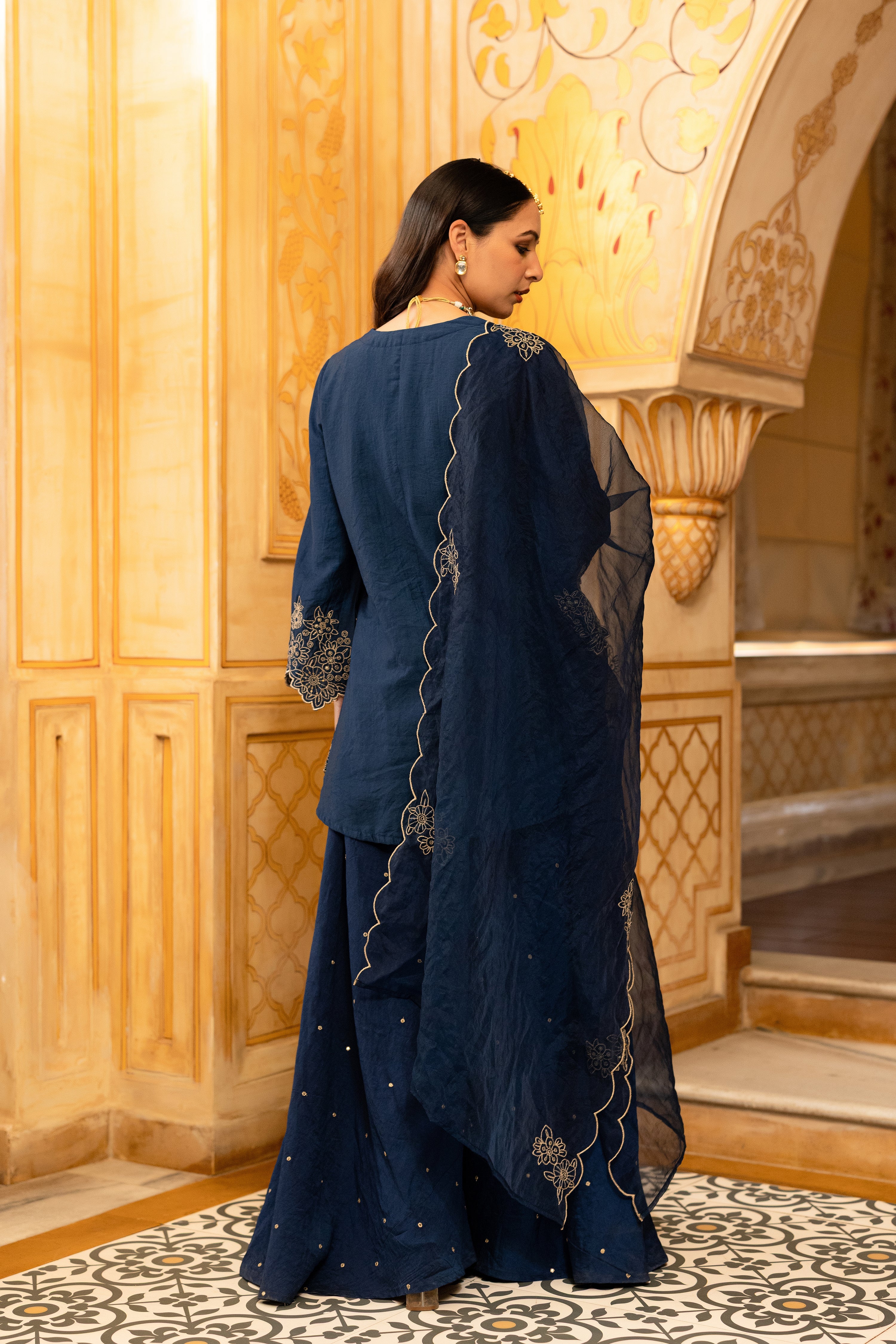 Midnight Satoori Elegance Suit Set