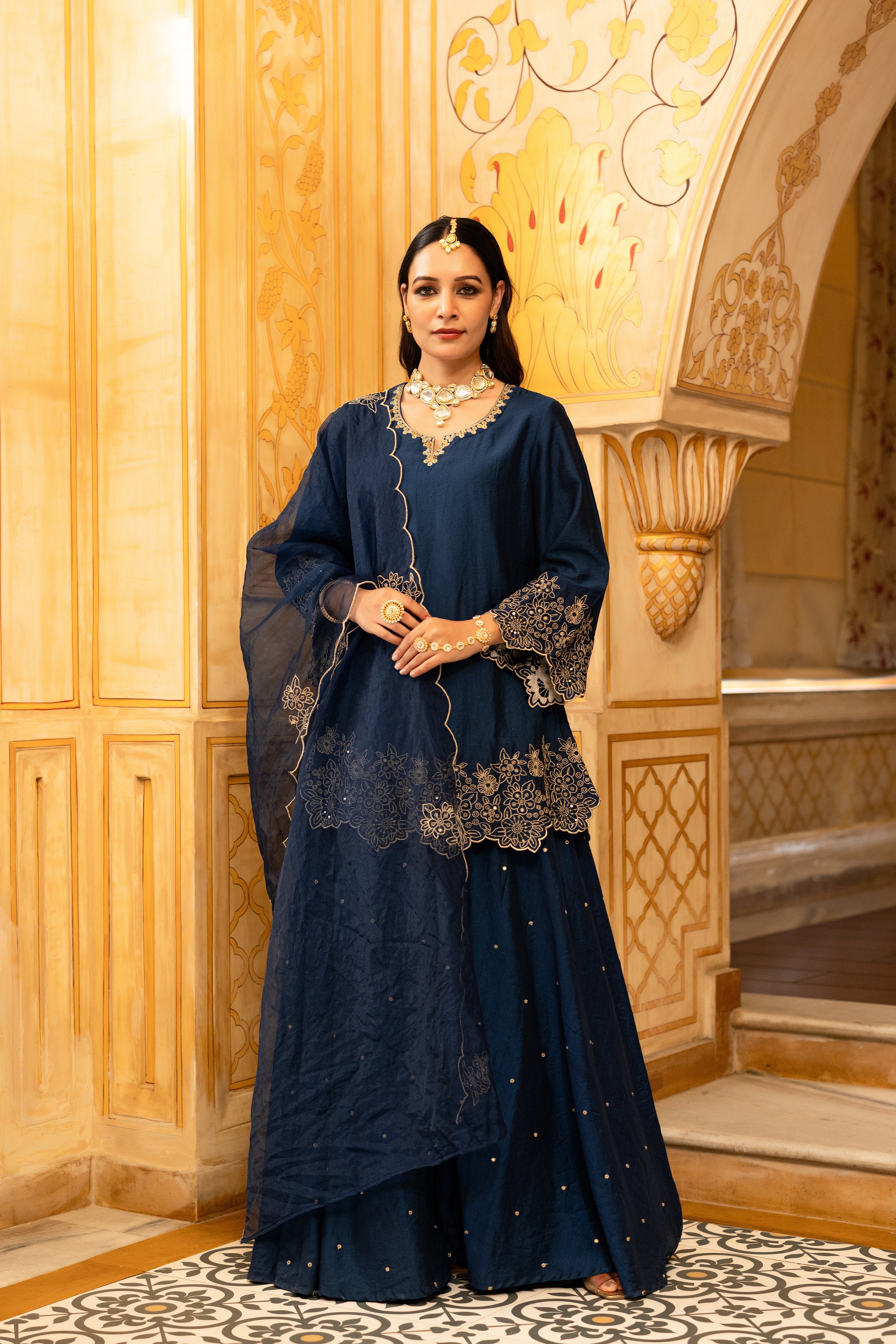 Midnight Satoori Elegance Suit Set