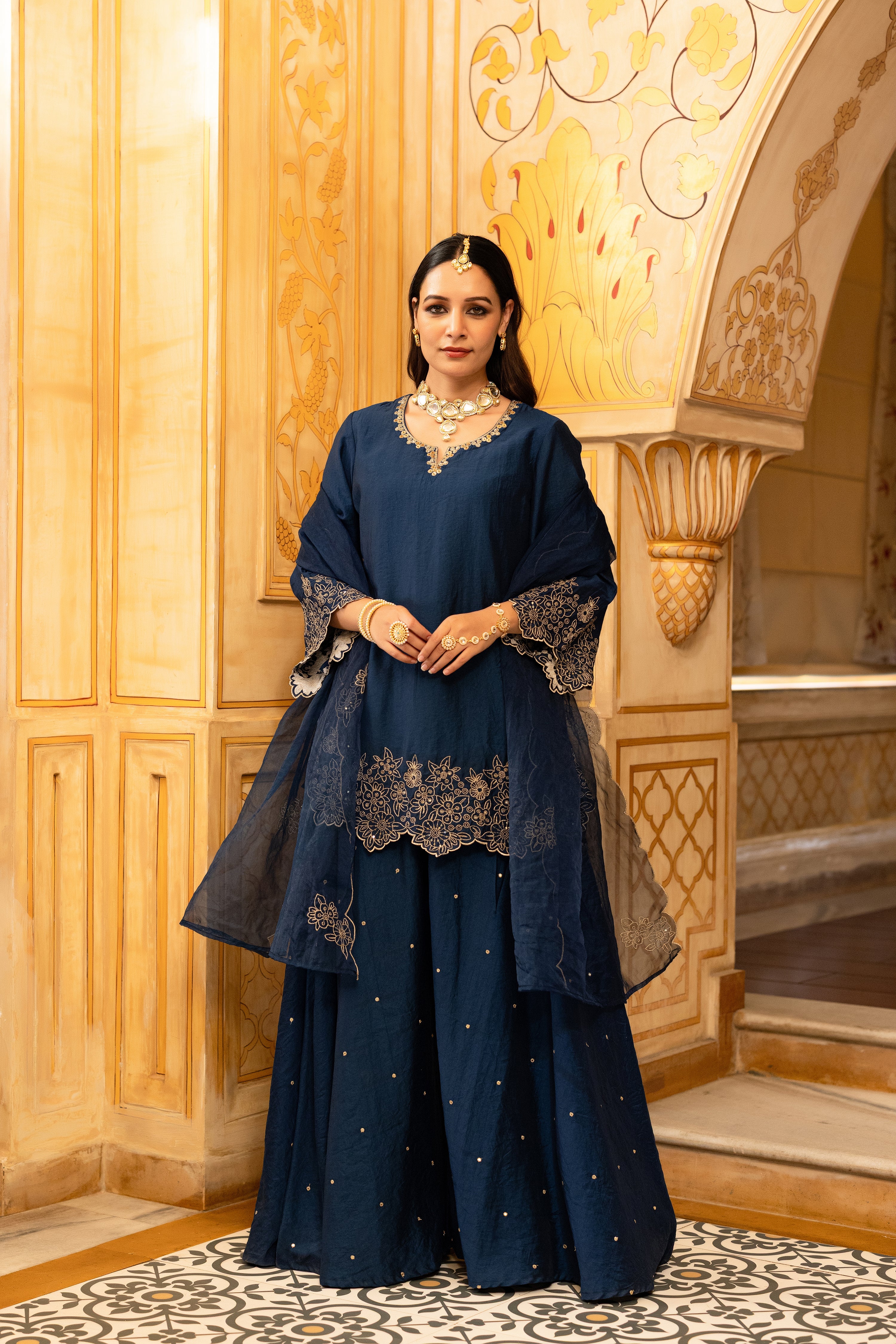 Midnight Satoori Elegance Suit Set