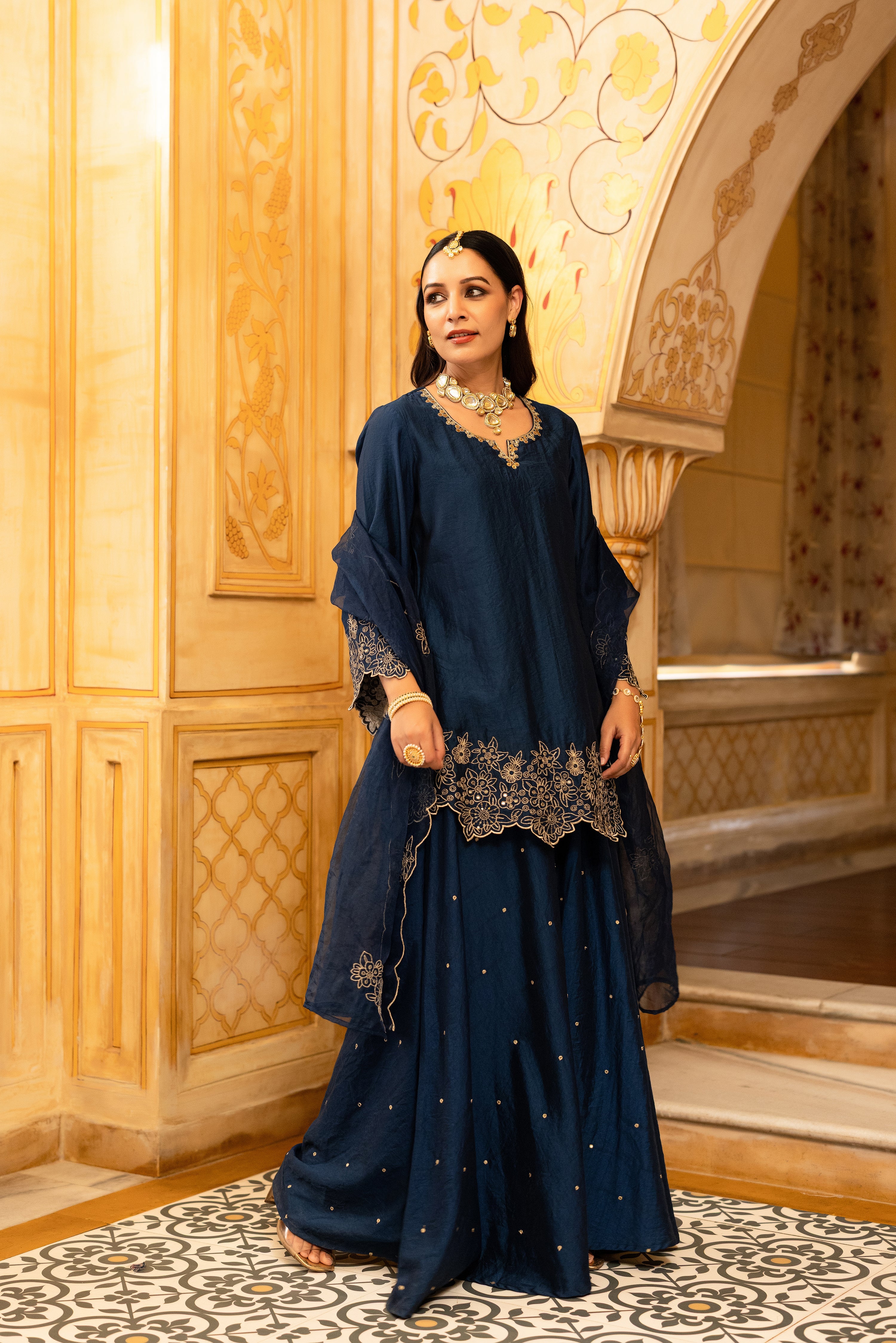 Midnight Satoori Elegance Suit Set
