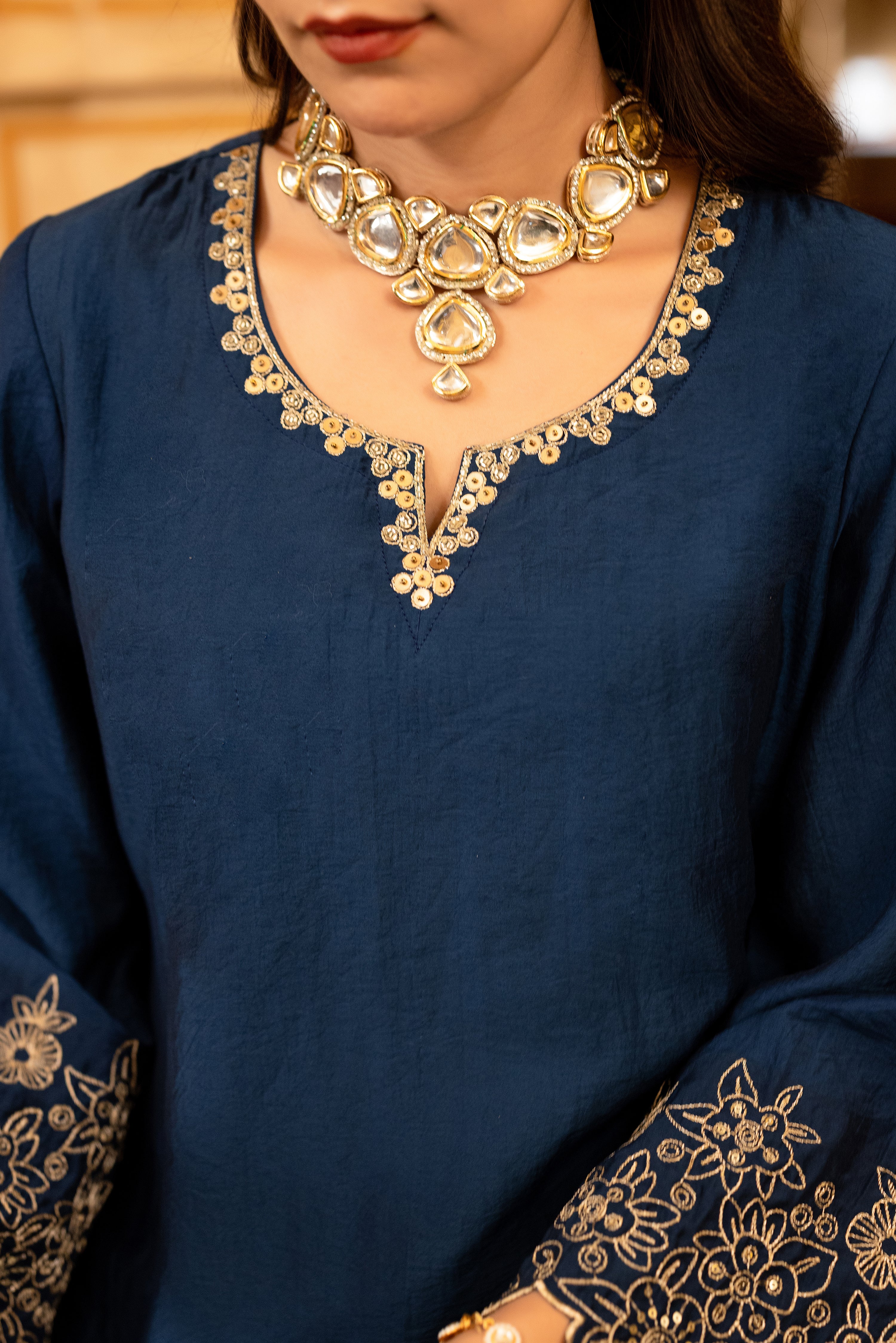Midnight Satoori Elegance Suit Set
