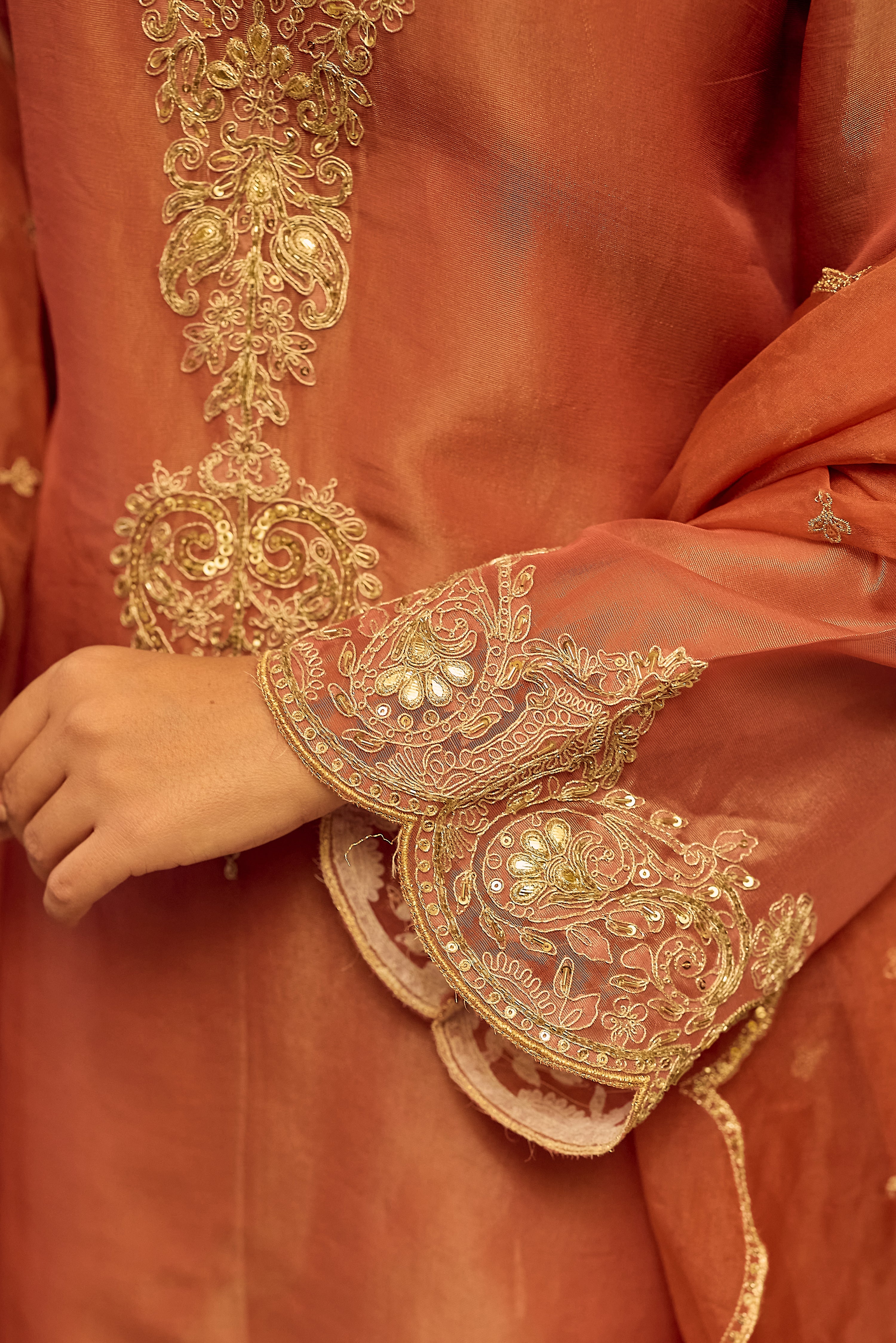 Royal Blush Swiss Tissue Suit Set