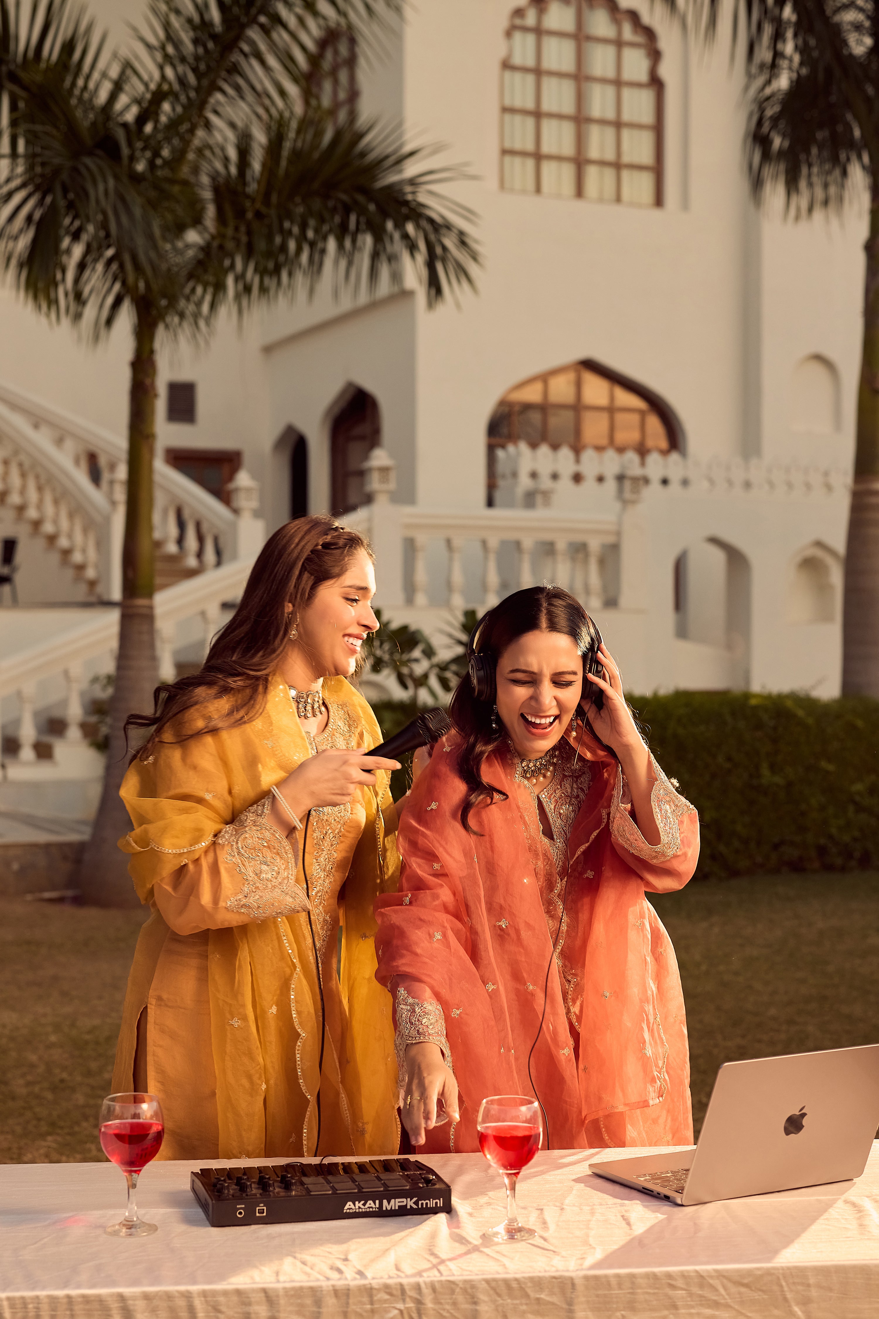 Royal Blush Swiss Tissue Suit Set