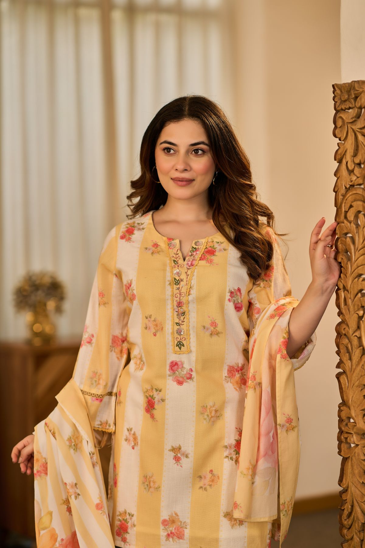 Sunlit Floral Suit Set