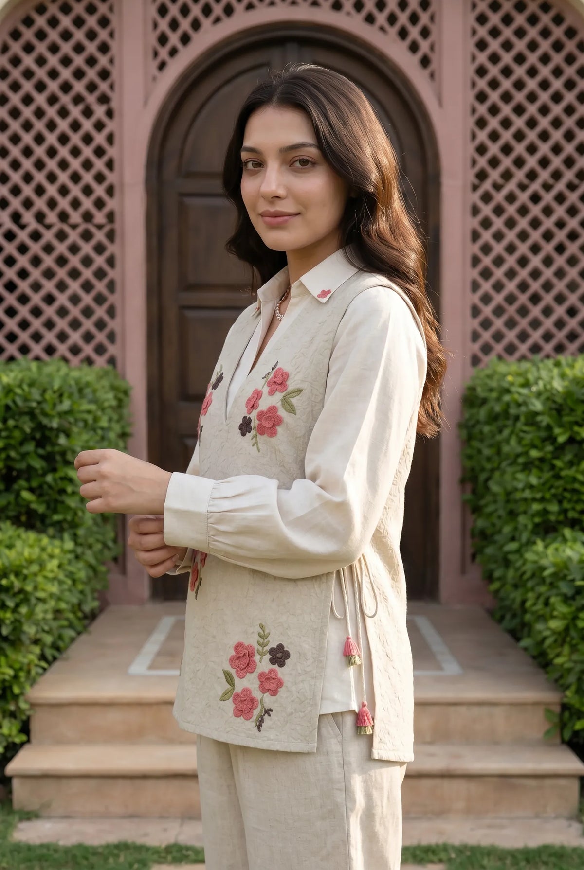 Ivory Bloom Co-Ord Set