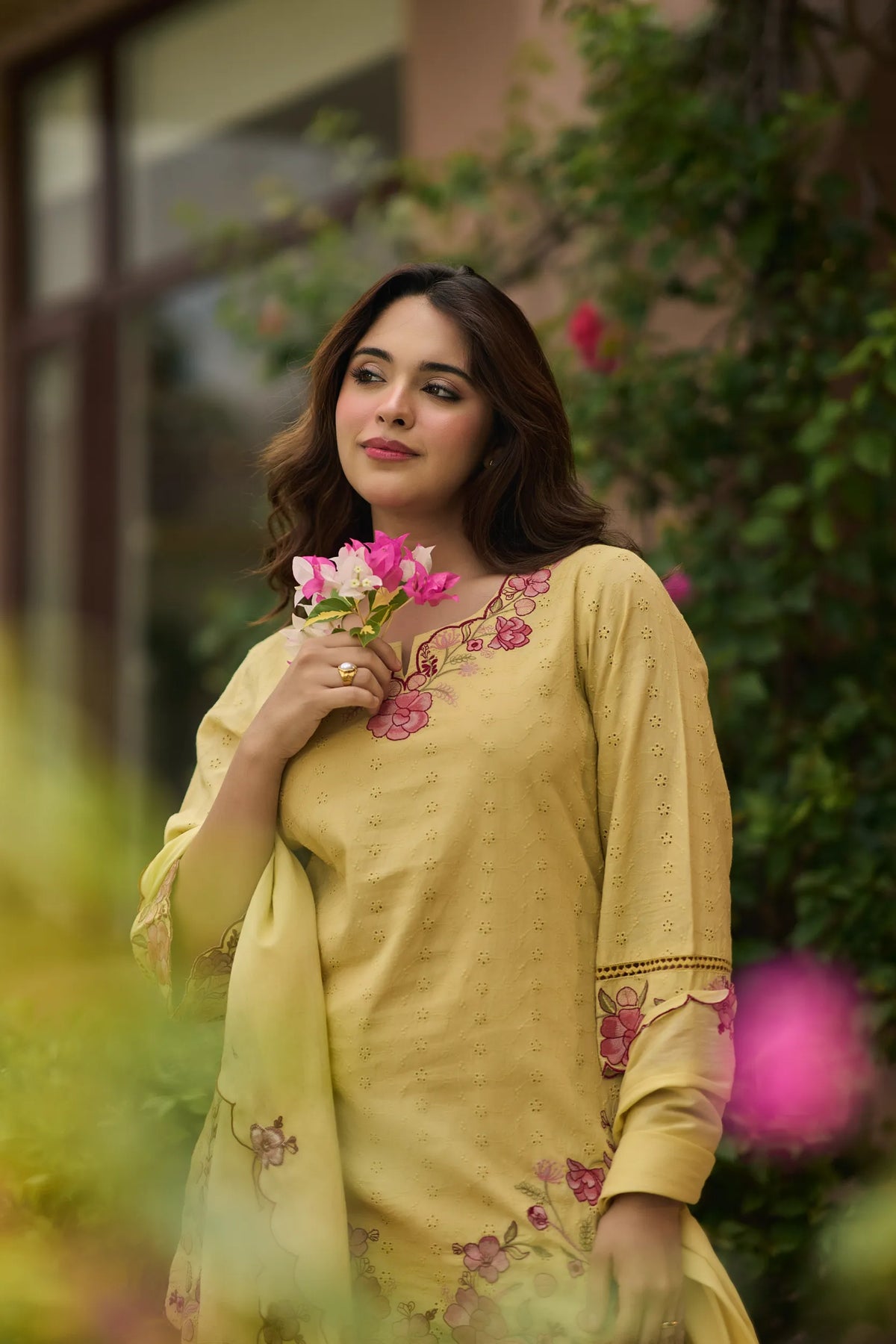 Butter Bloom Floral Kurta Set