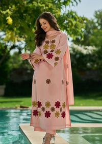 Blush Flora Kurta  Set