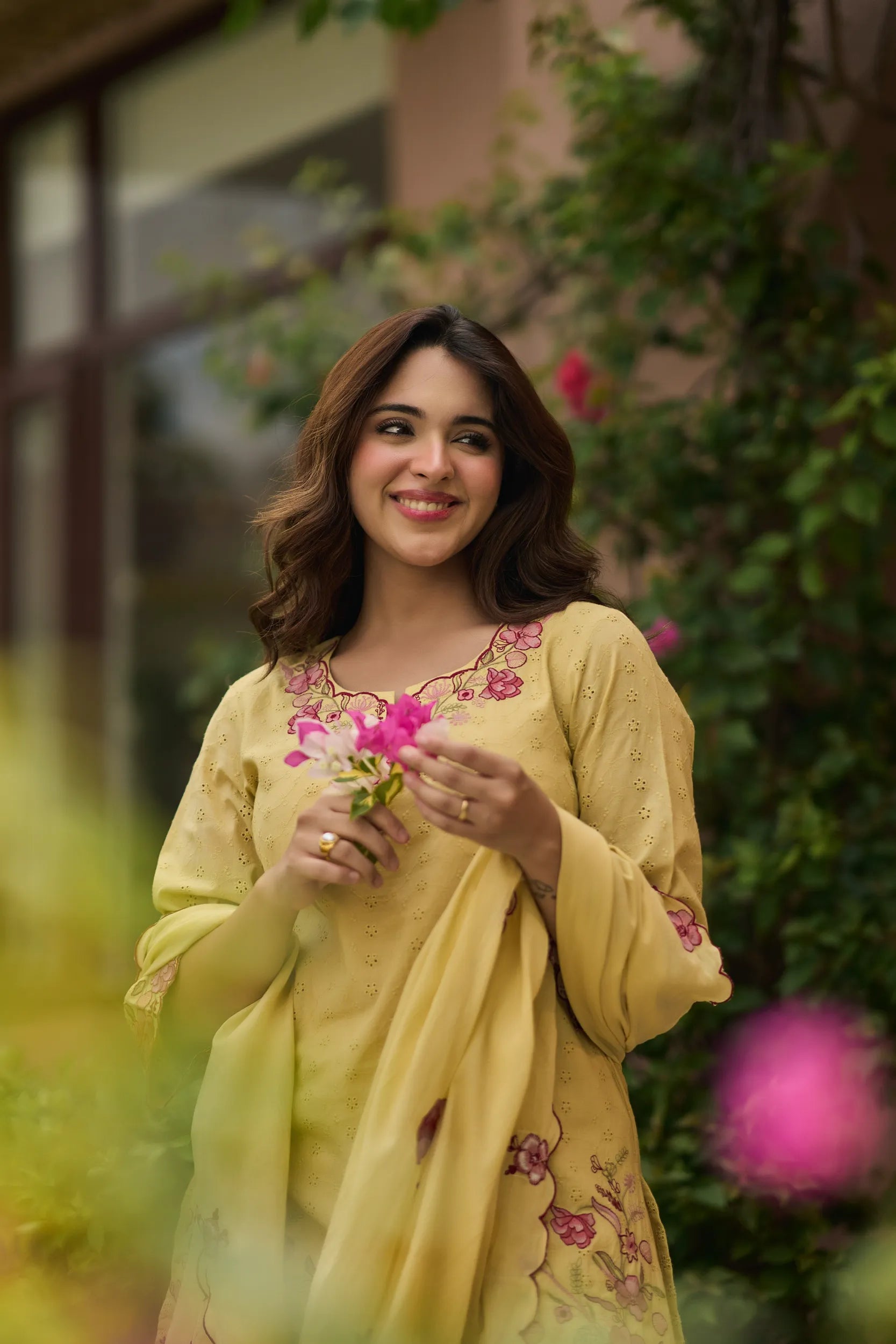 Butter Bloom Floral Kurta Set