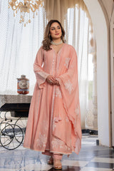 Blush Petal Chanderi Kurta Set