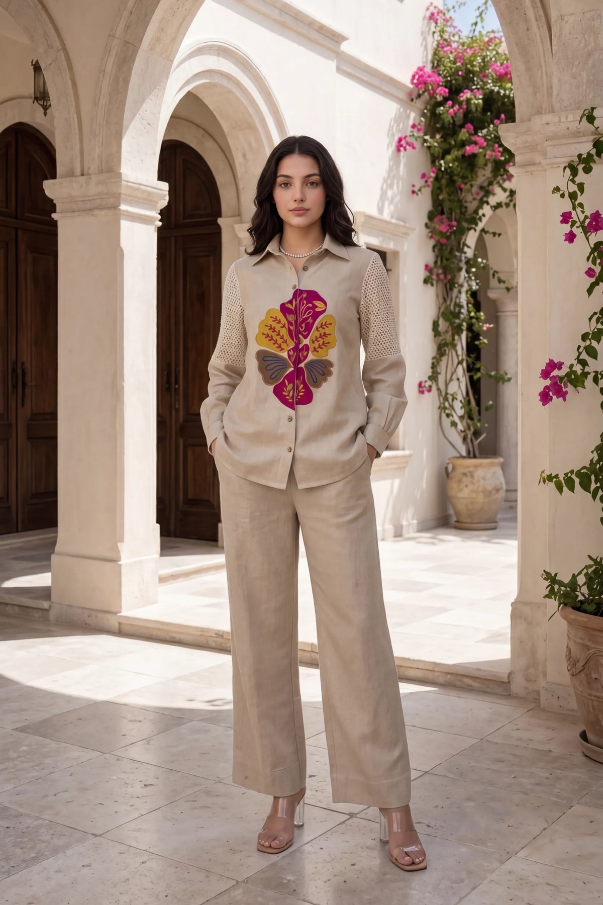 Gulnaar Jute Co-Ord Set