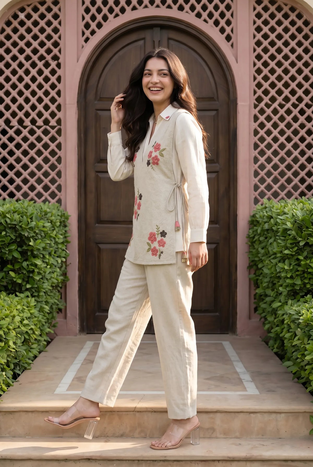 Ivory Bloom Co-Ord Set