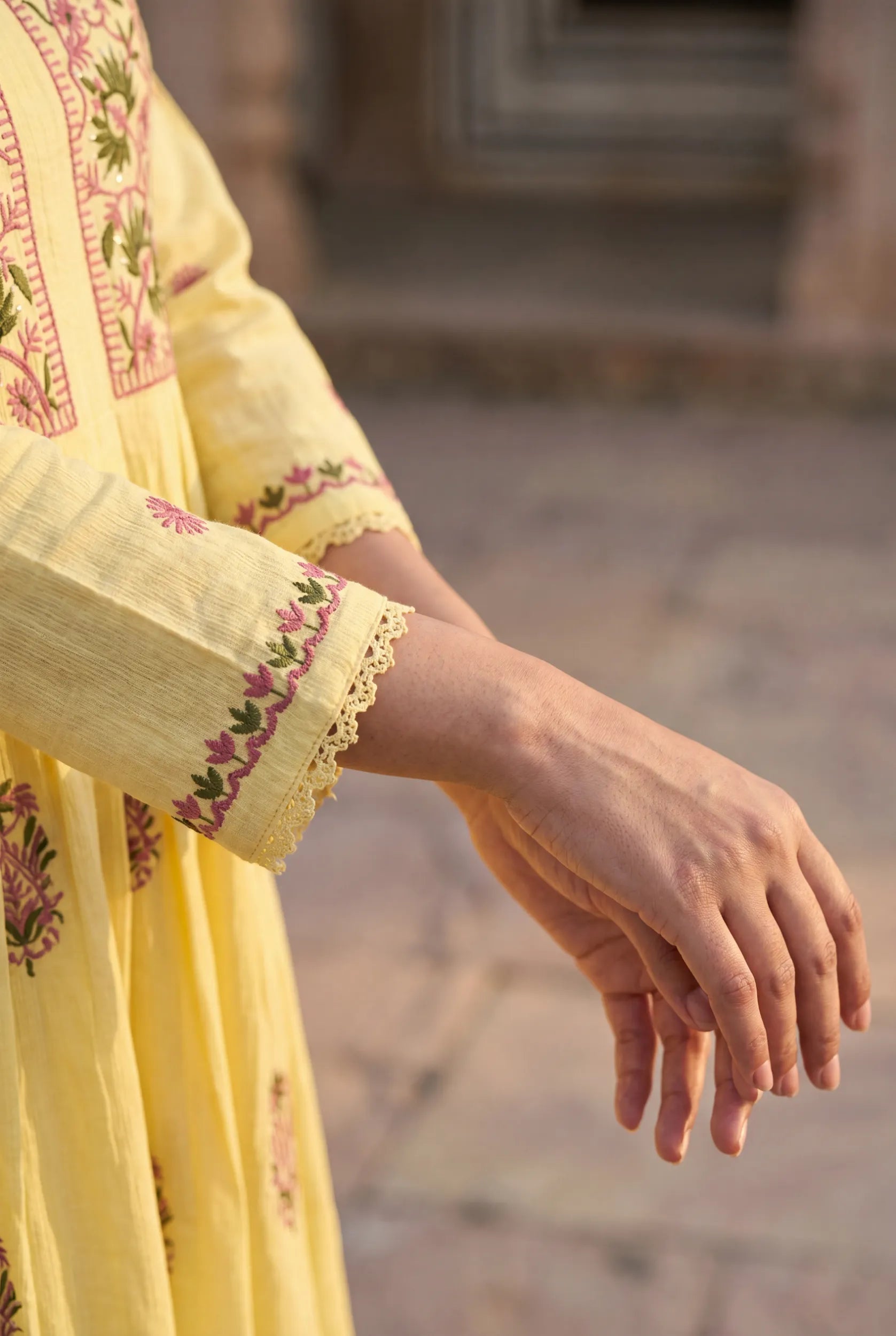 Lemon Petal Kurta Set
