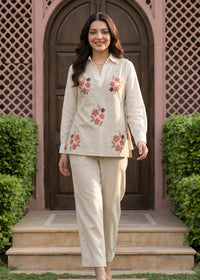 Ivory Bloom Co-Ord Set