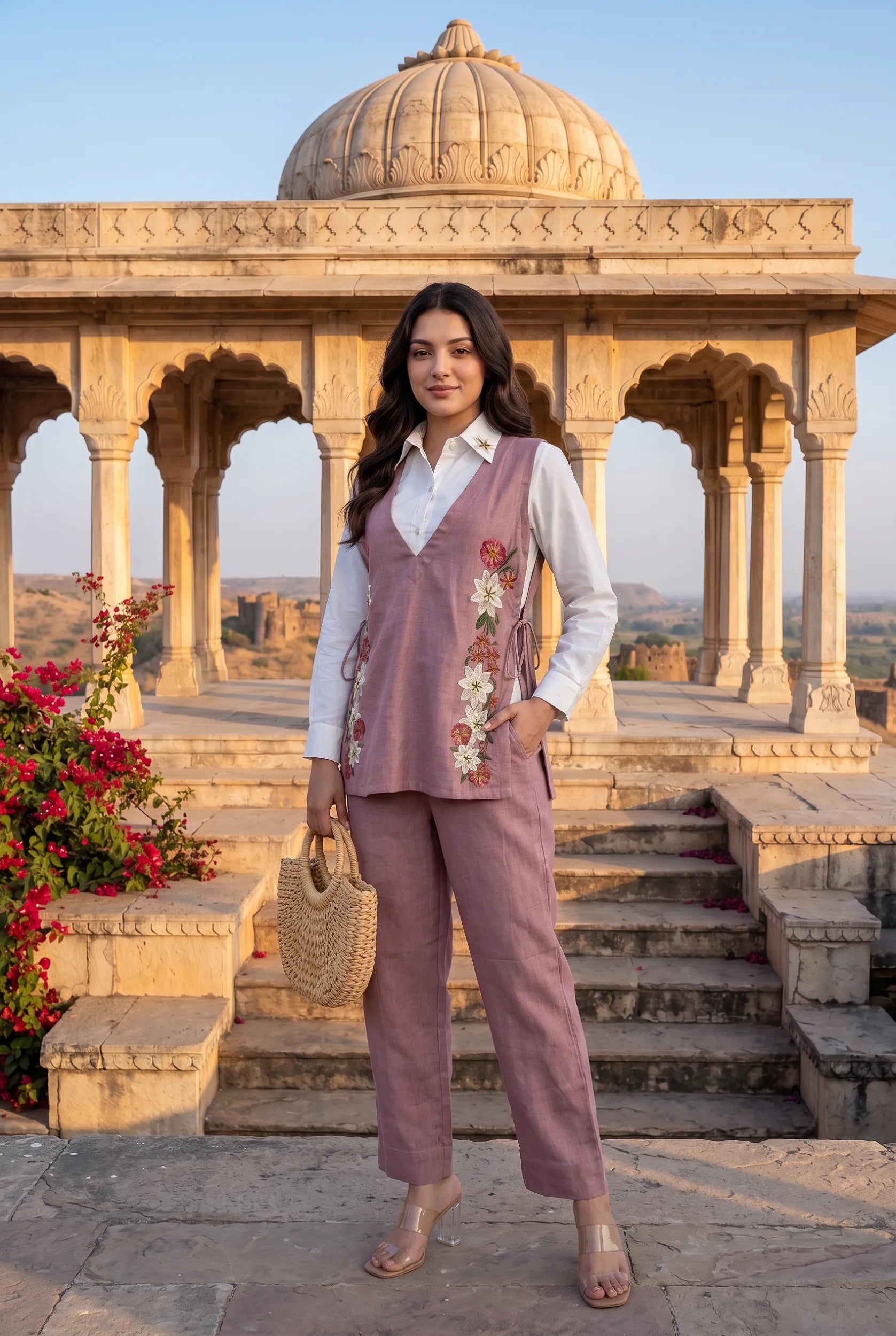 Blush Layered Co-Ord Set