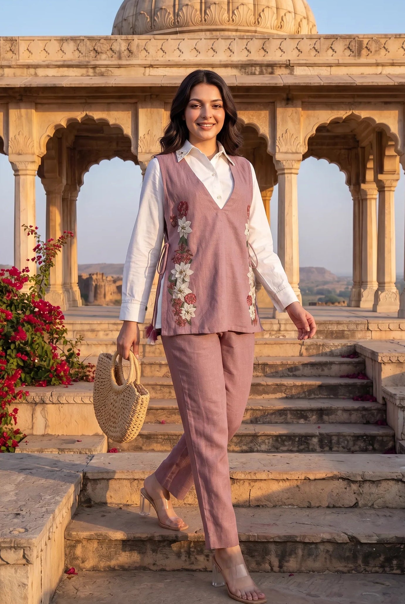 Blush Layered Co-Ord Set