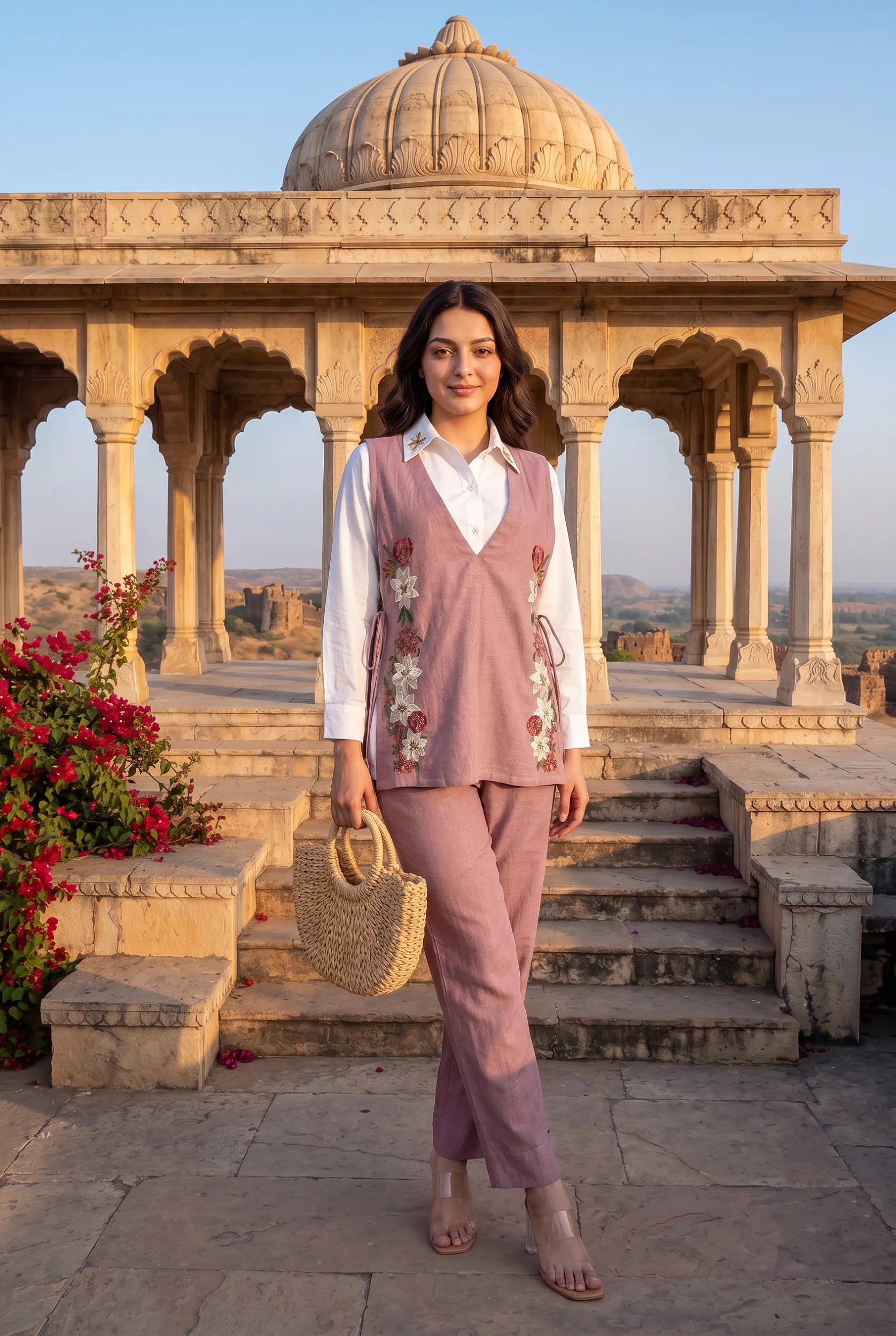 Blush Layered Co-Ord Set