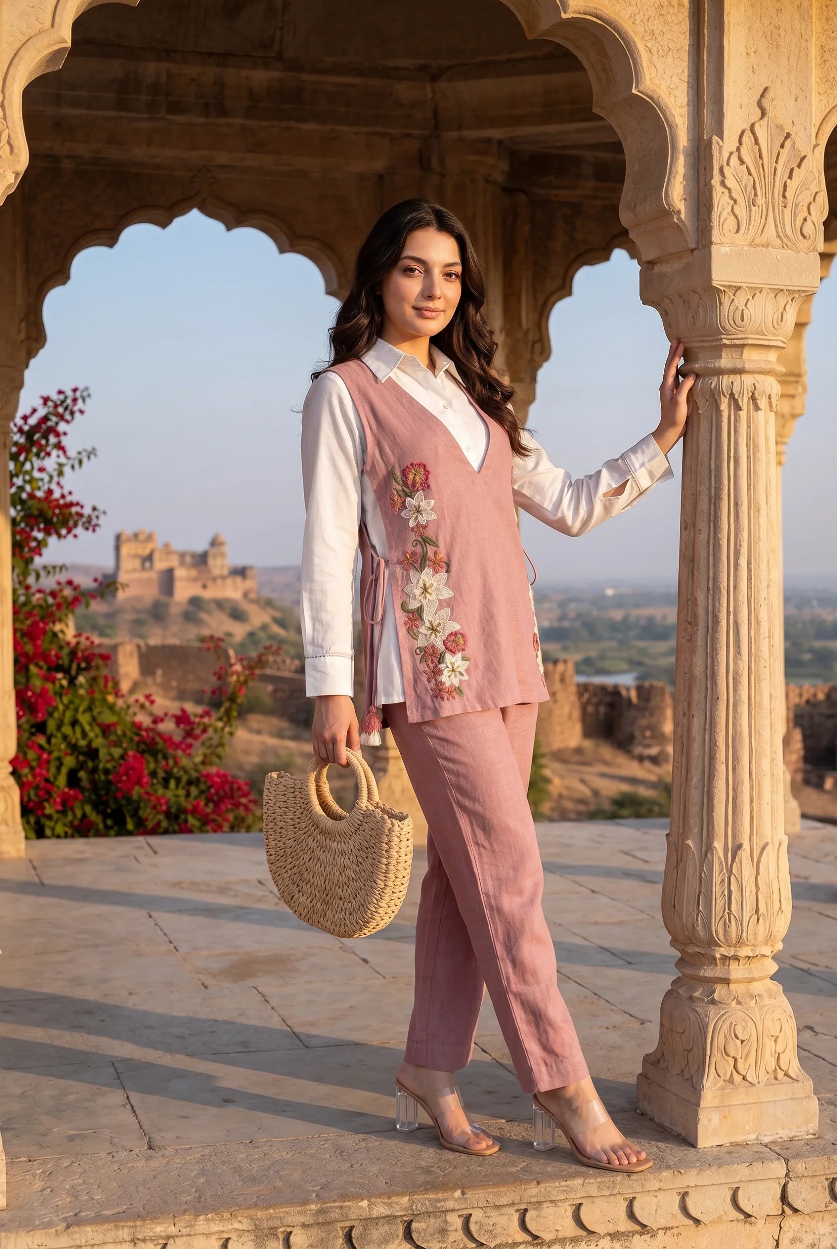 Blush Layered Co-Ord Set