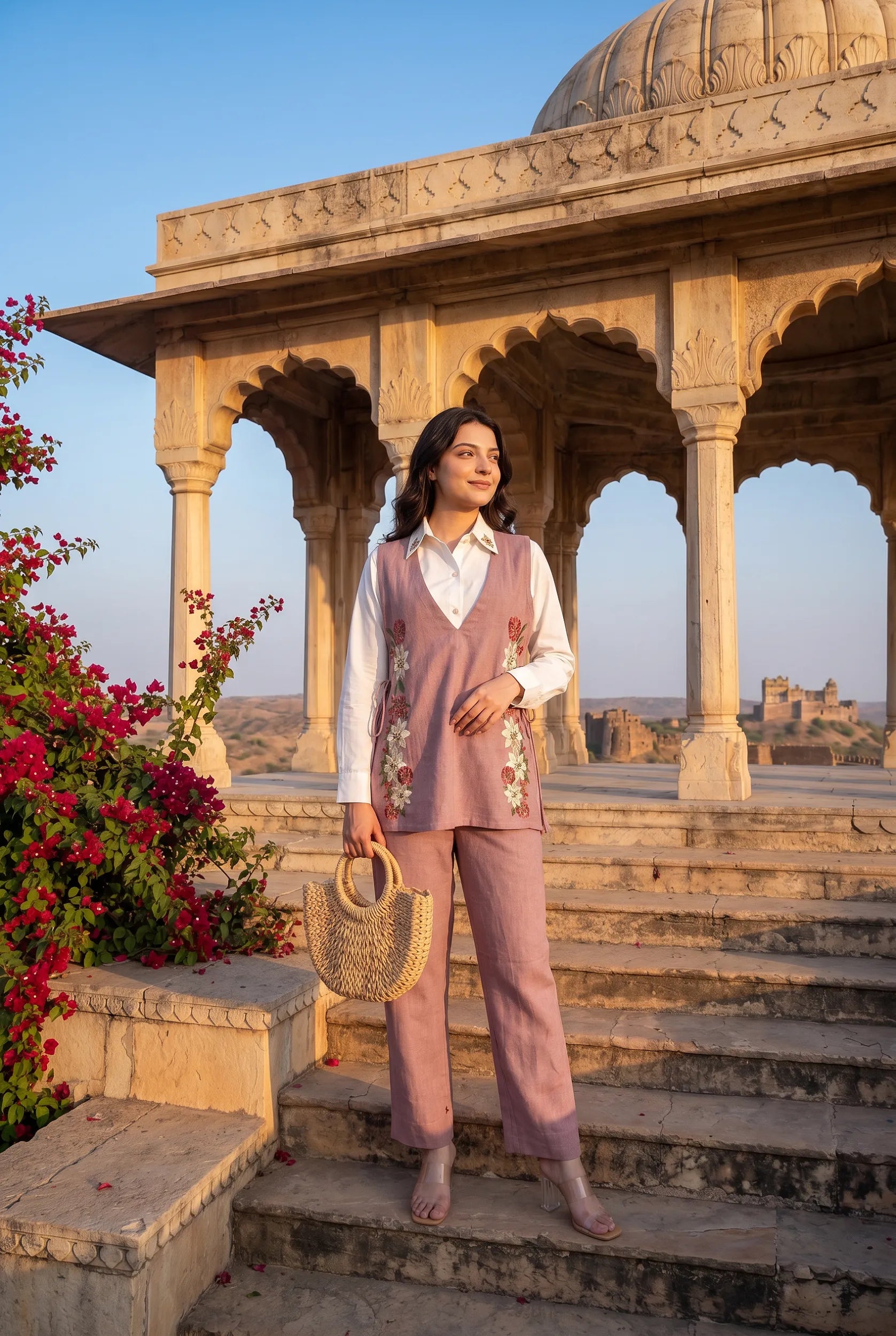 Blush Layered Co-Ord Set