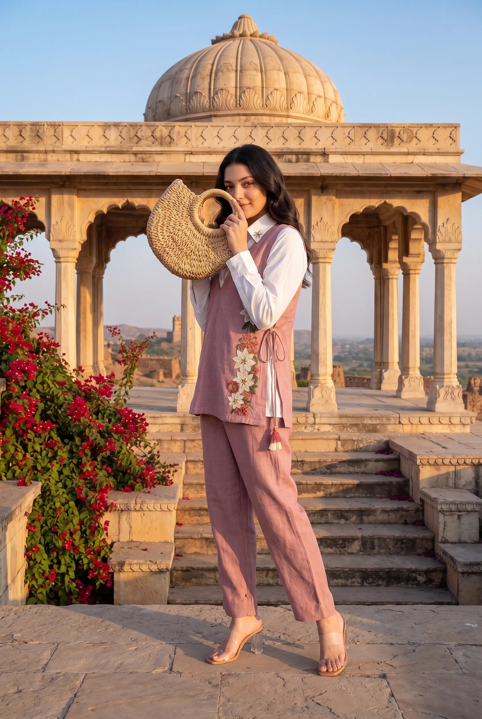 Blush Layered Co-Ord Set