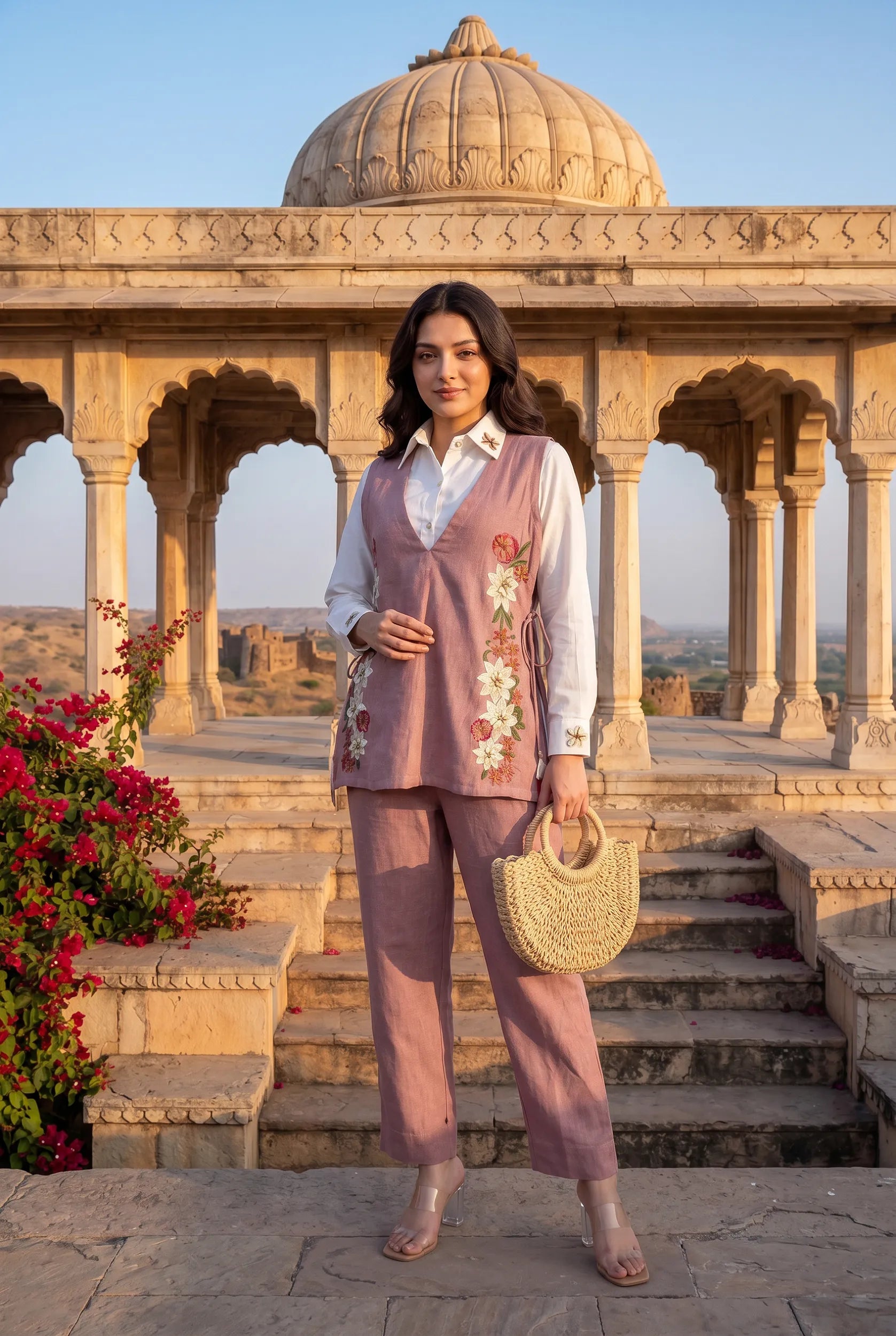 Blush Layered Co-Ord Set