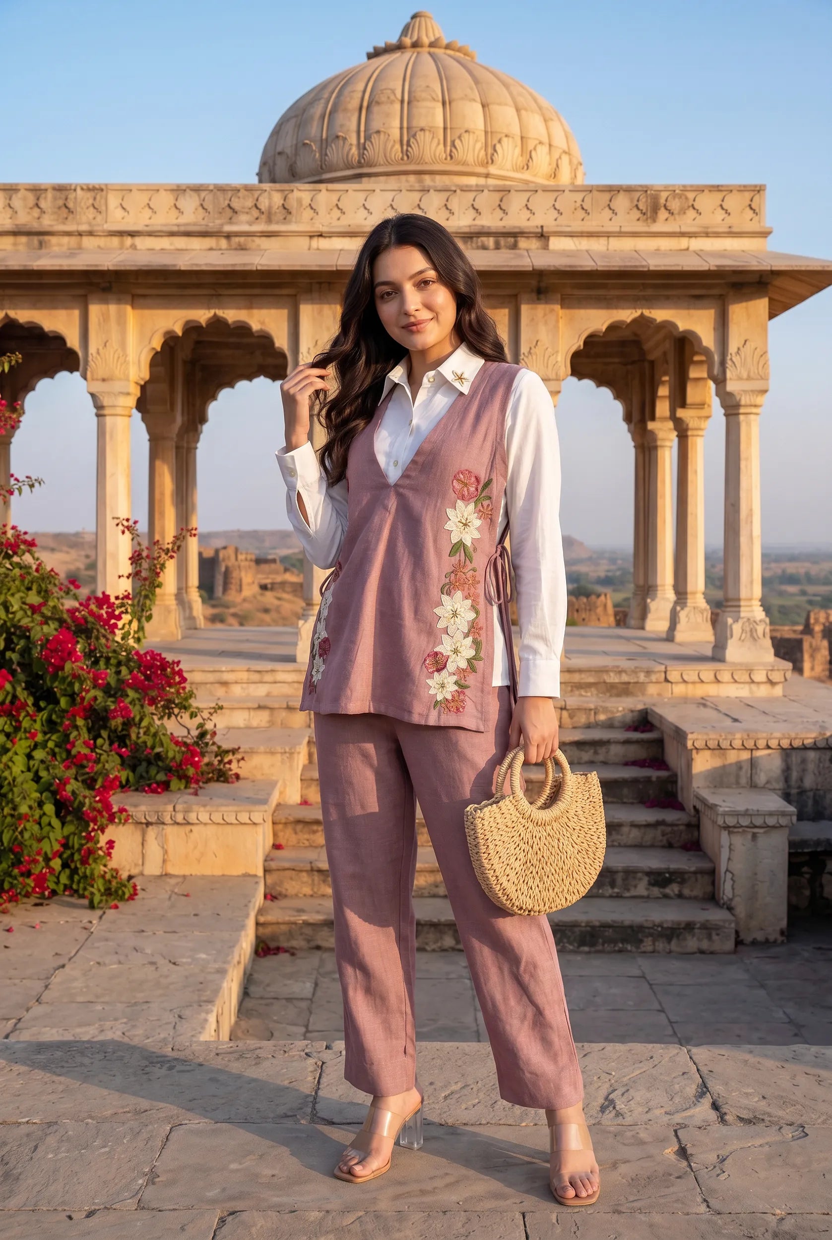 Blush Layered Co-Ord Set