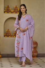 Lavender Blossom Suit Set