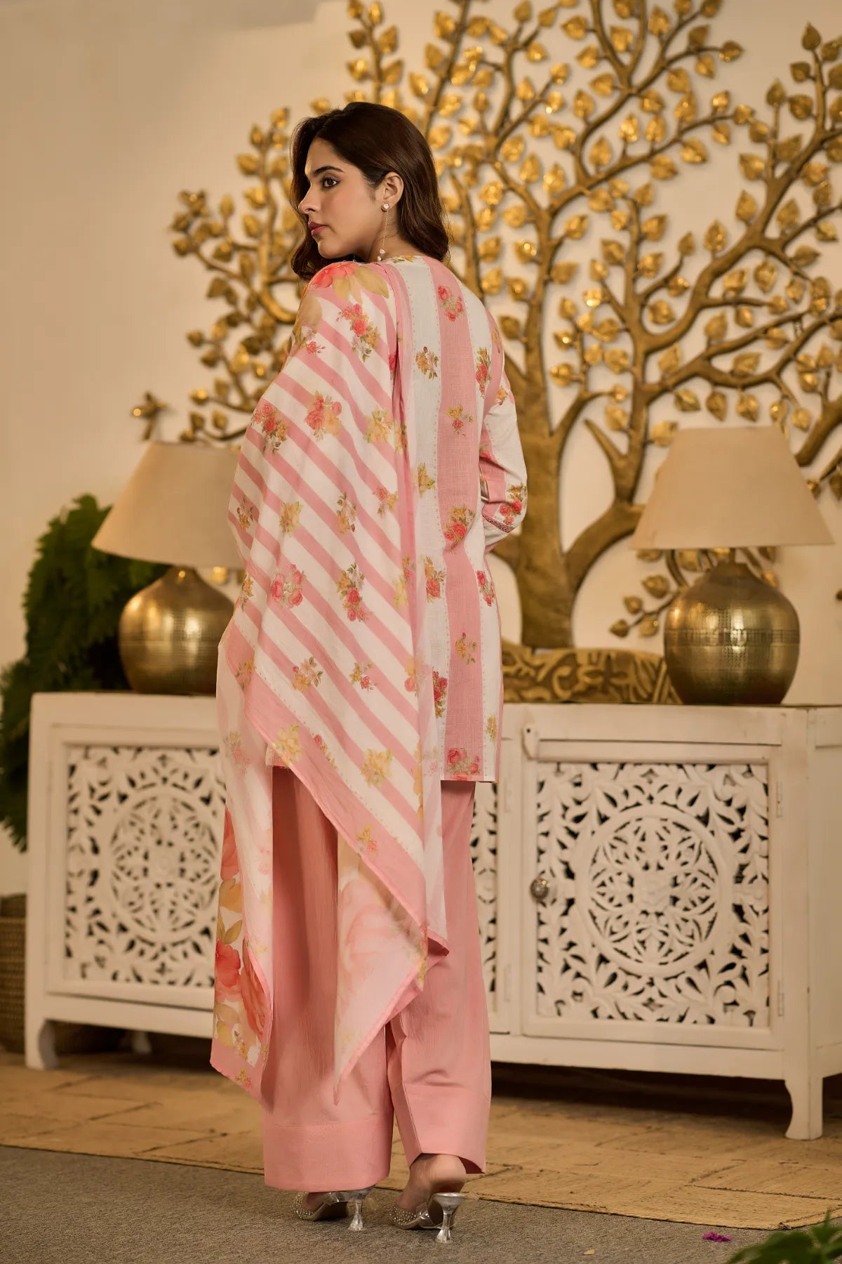Blush Printed Kurta Set