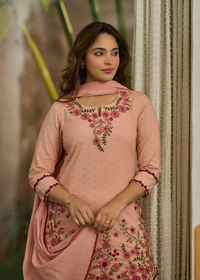 Blush Embroidered Kurta Set