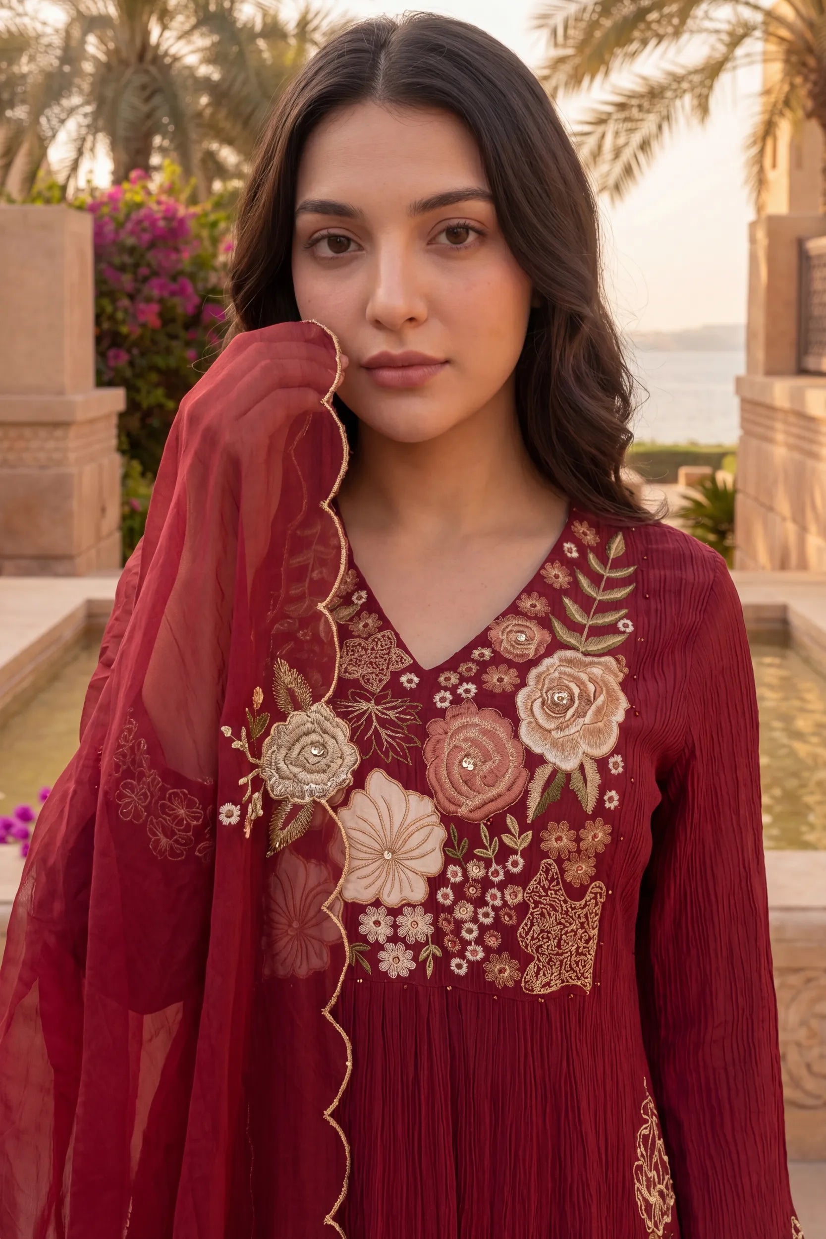 Ruby Noor Elegance Kurta Set