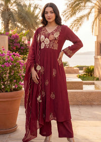 Ruby Noor Elegance Kurta Set