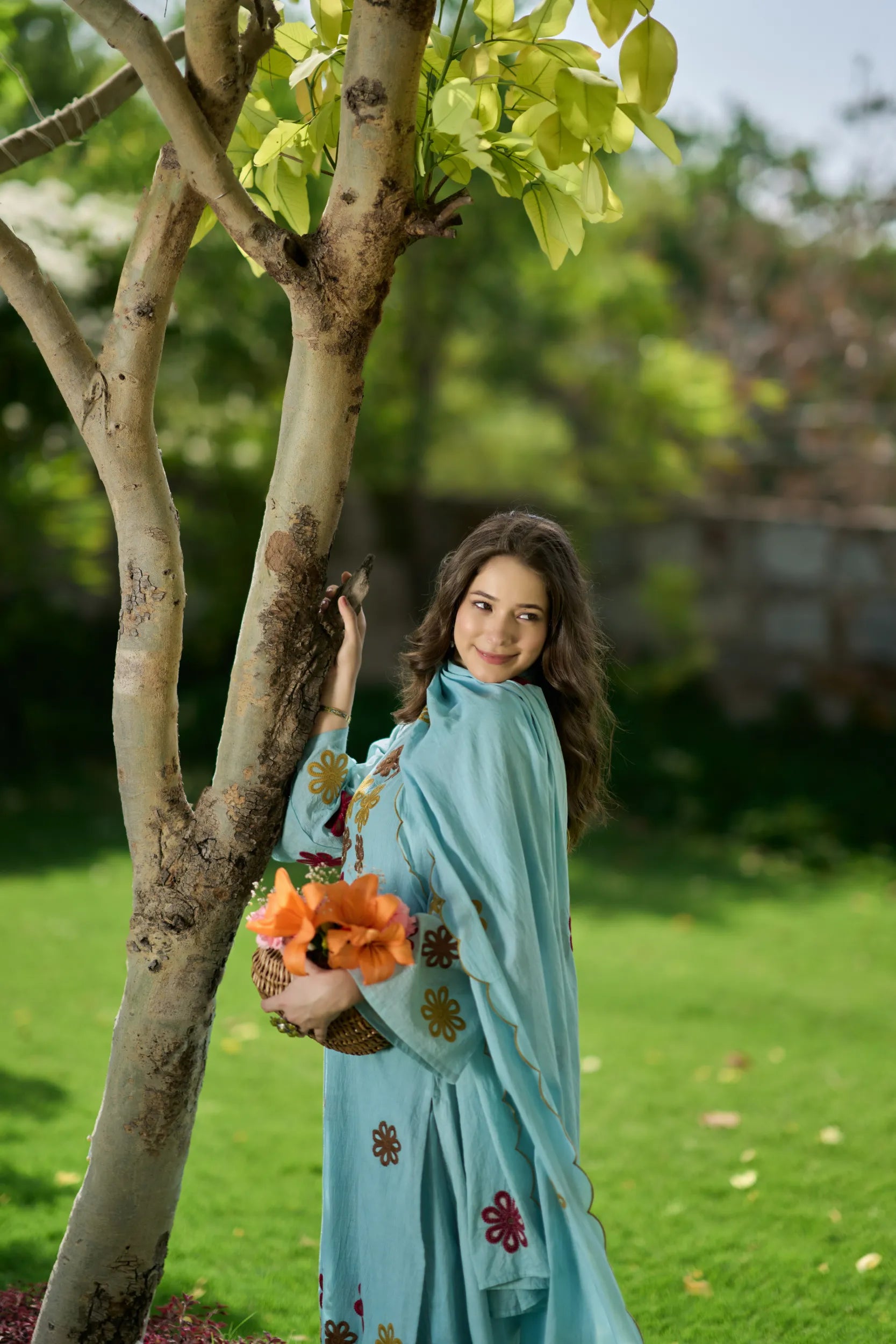 Sky Blossom Suit Set