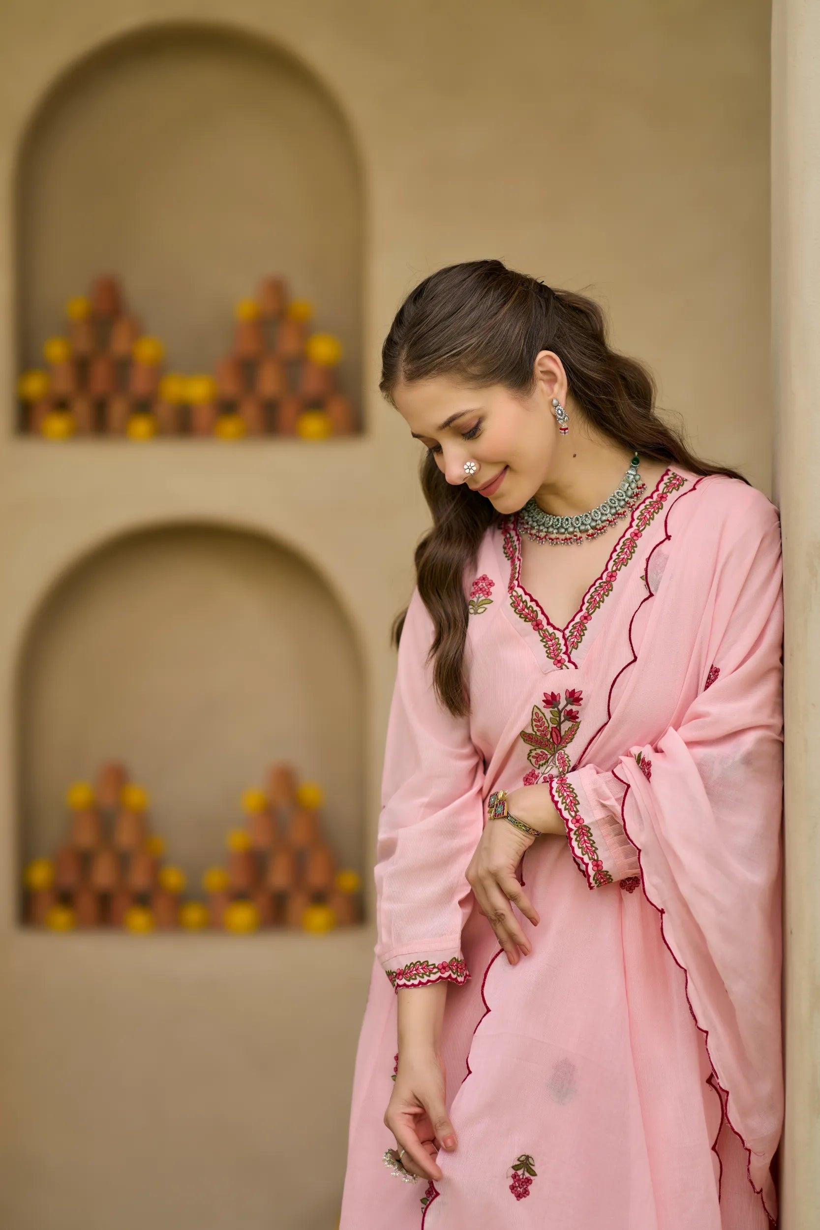Pink Blossom Suit Set