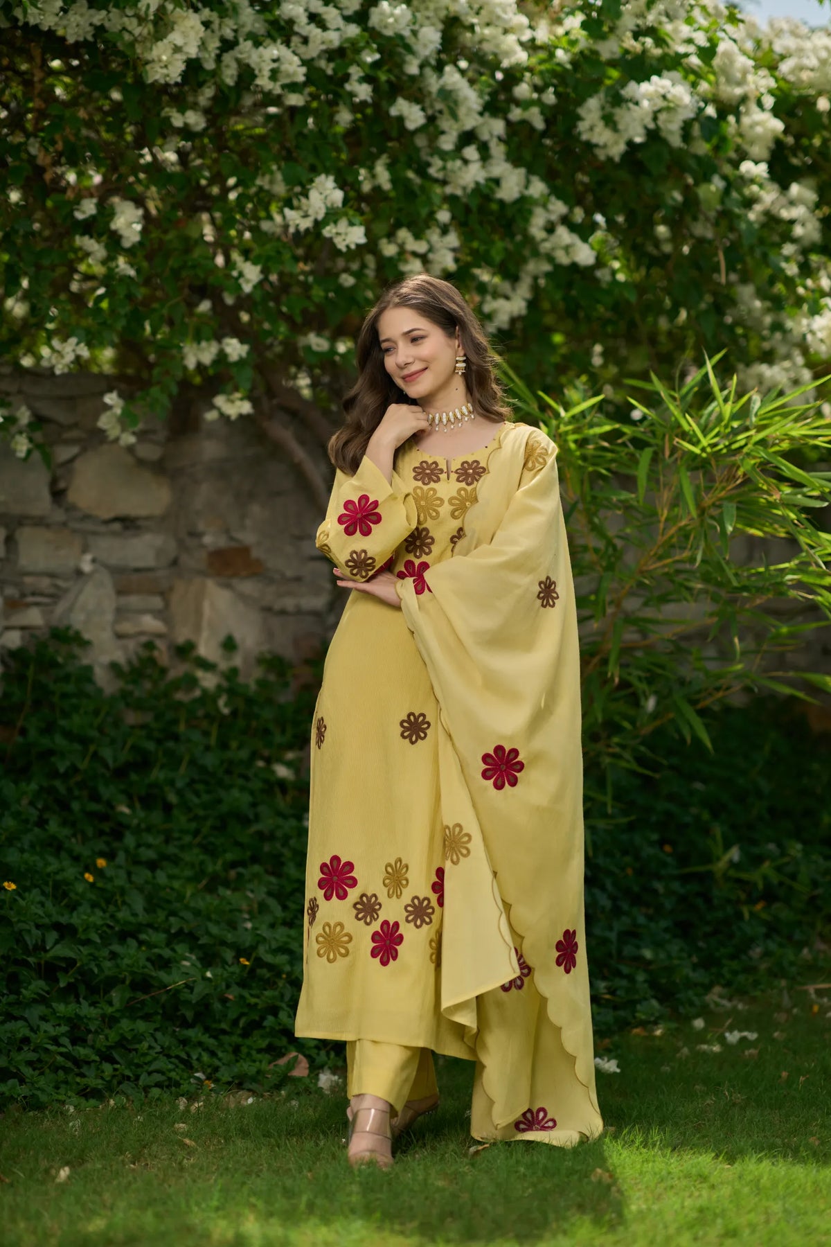 Sunflower Bloom Kurta Set