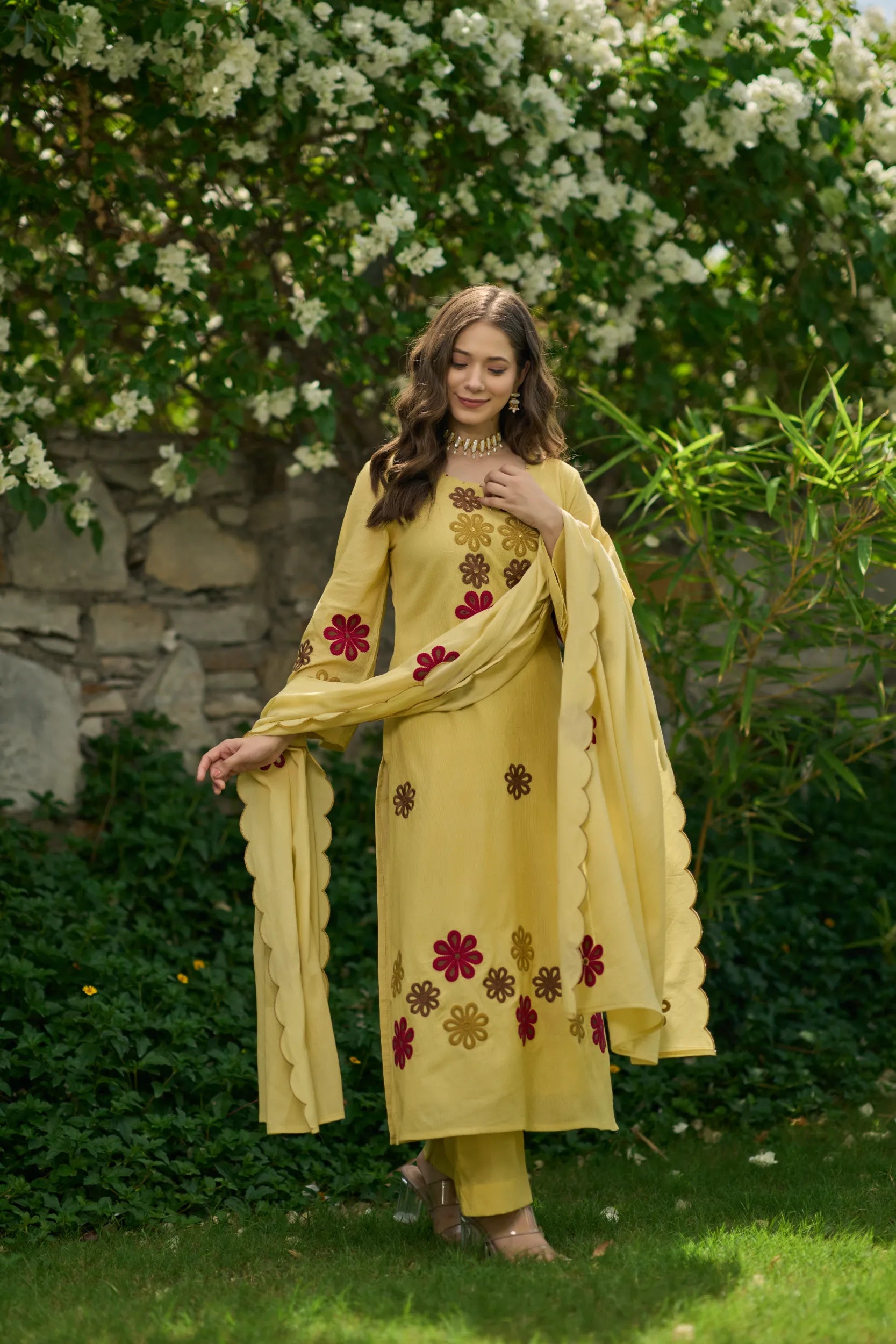 Sunflower Bloom Kurta Set