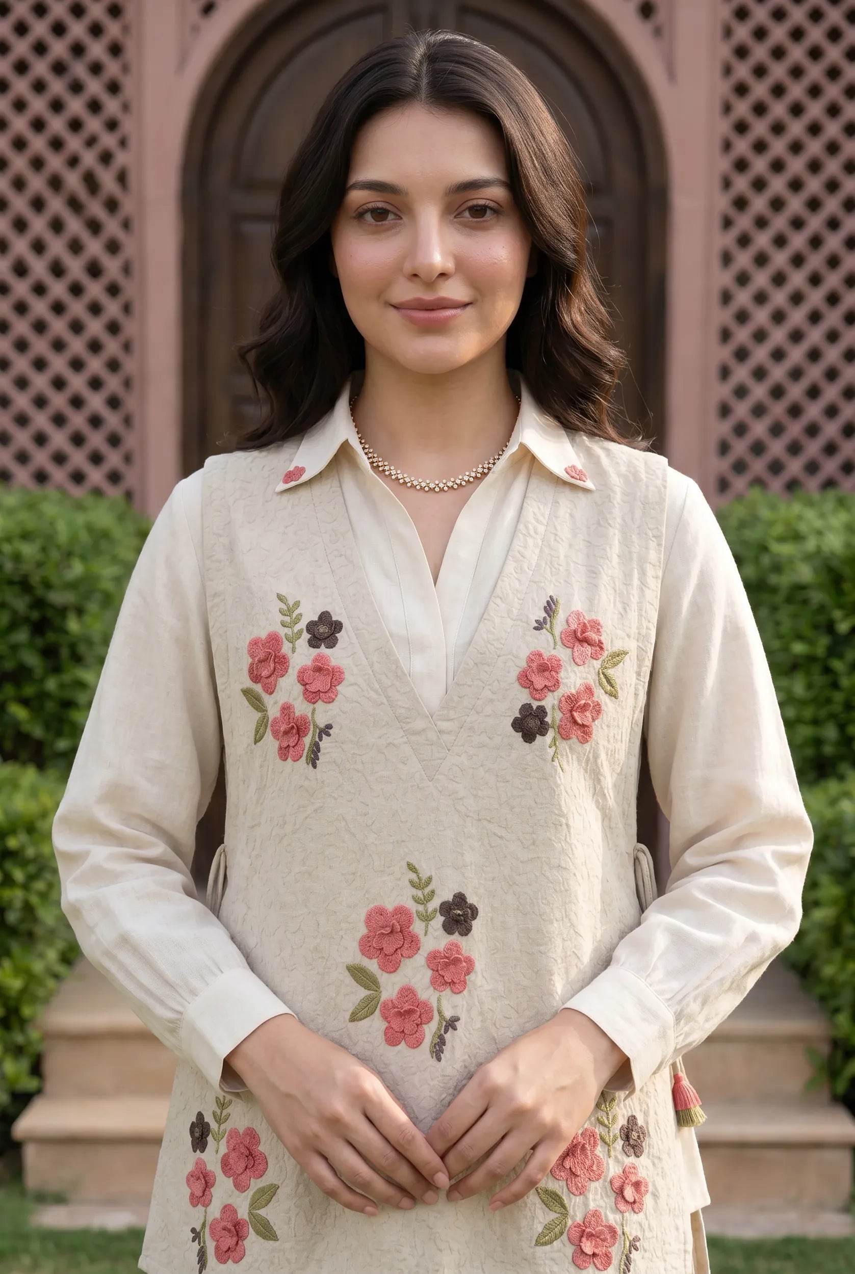 Ivory Bloom Co-Ord Set