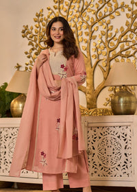Blush Floral Charm Suit Set