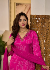 Fuchsia Bloom Suit Set