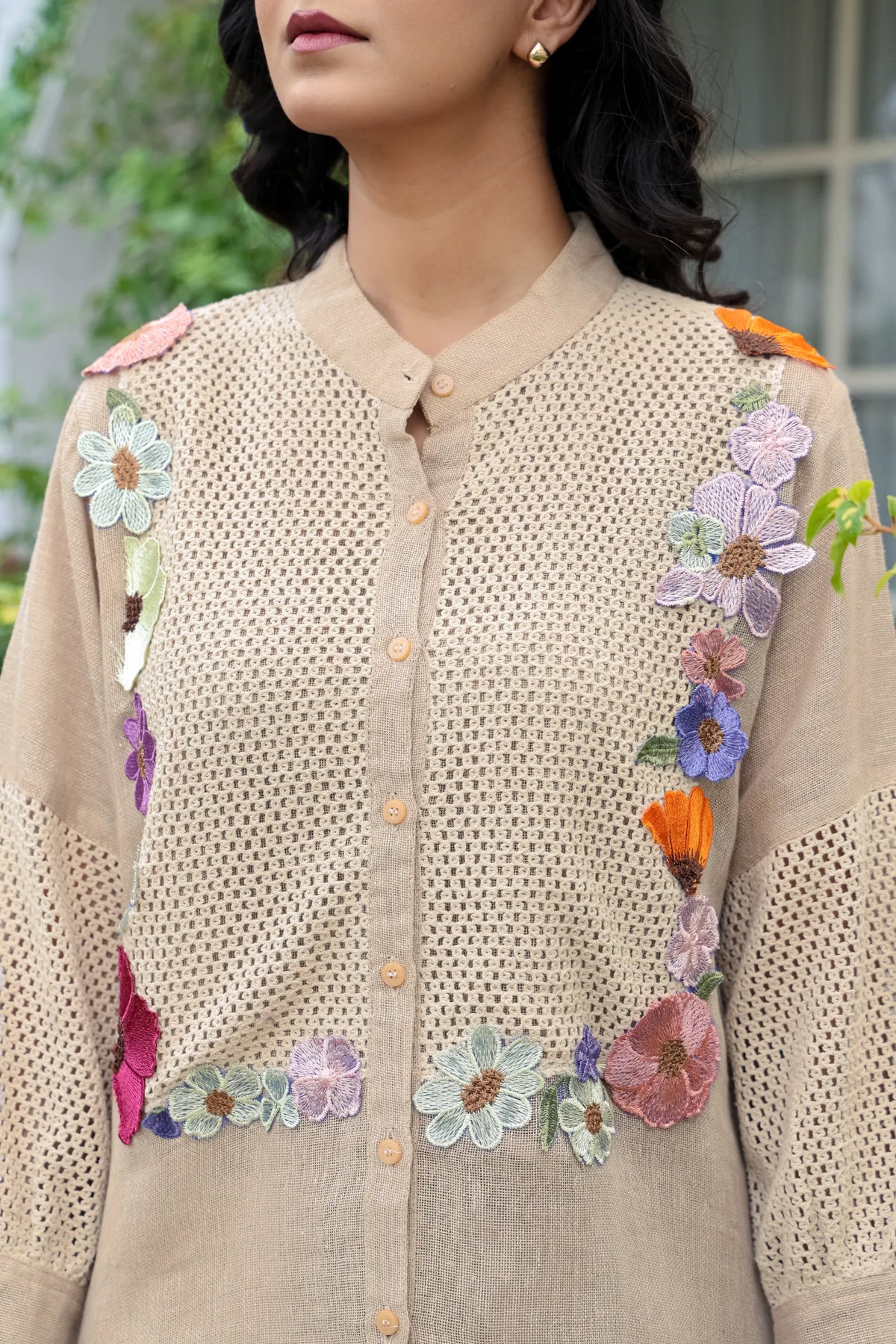 Crochet Bloom Ensemble Co-ord Set