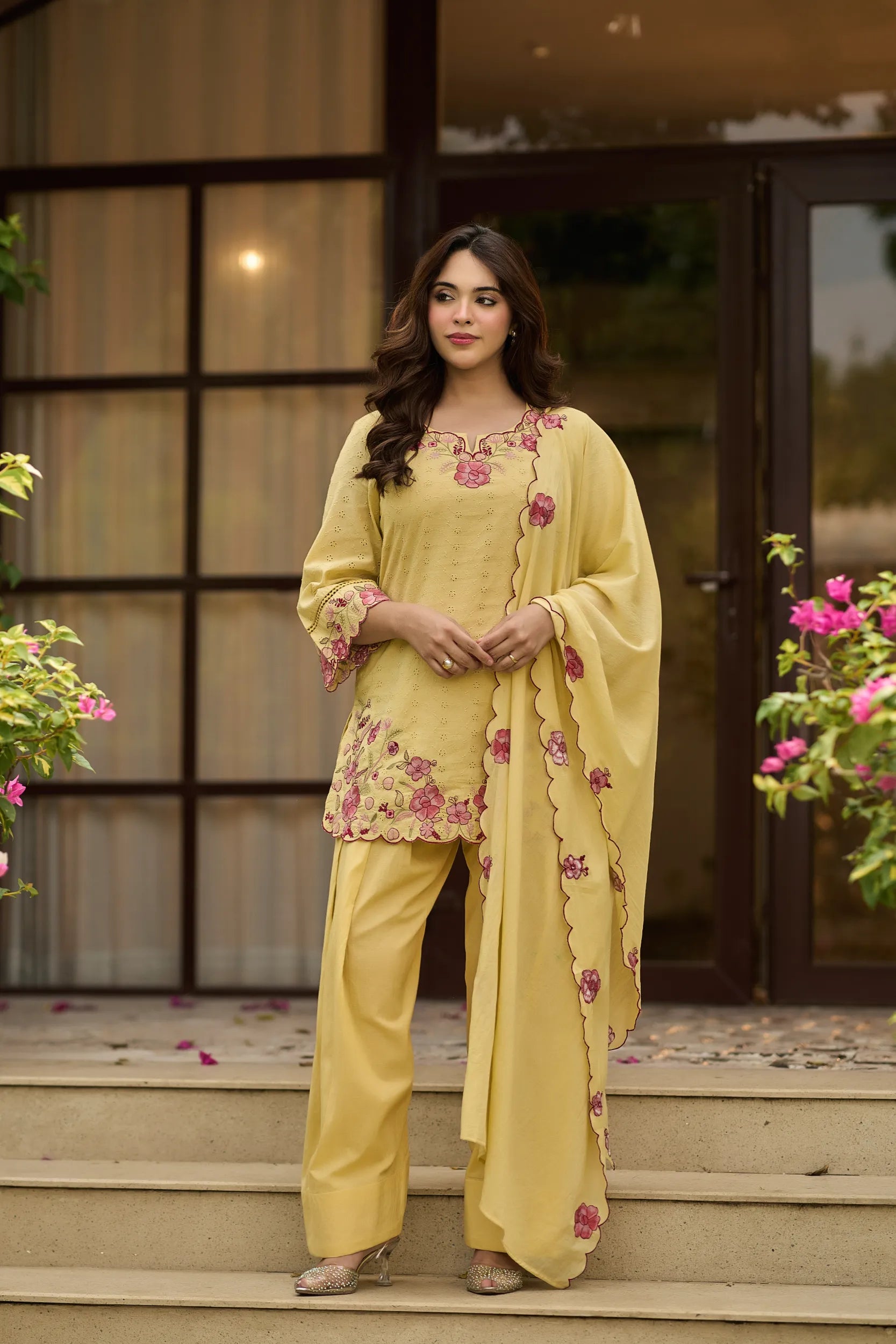 Butter Bloom Floral Kurta Set