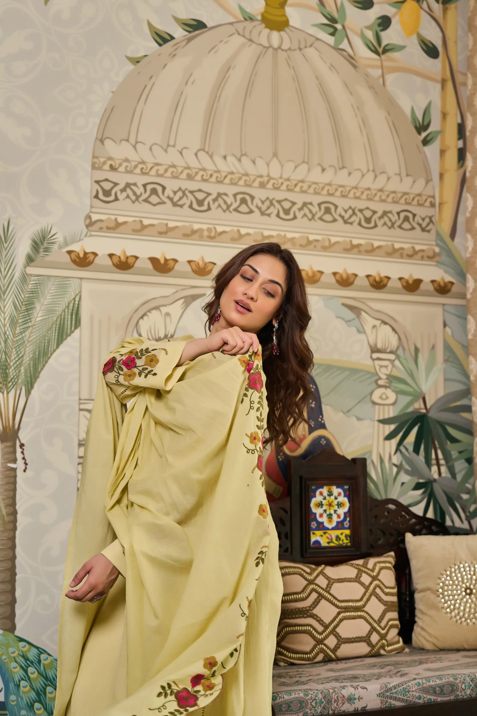 Sunshine Bloom Kurta  Set