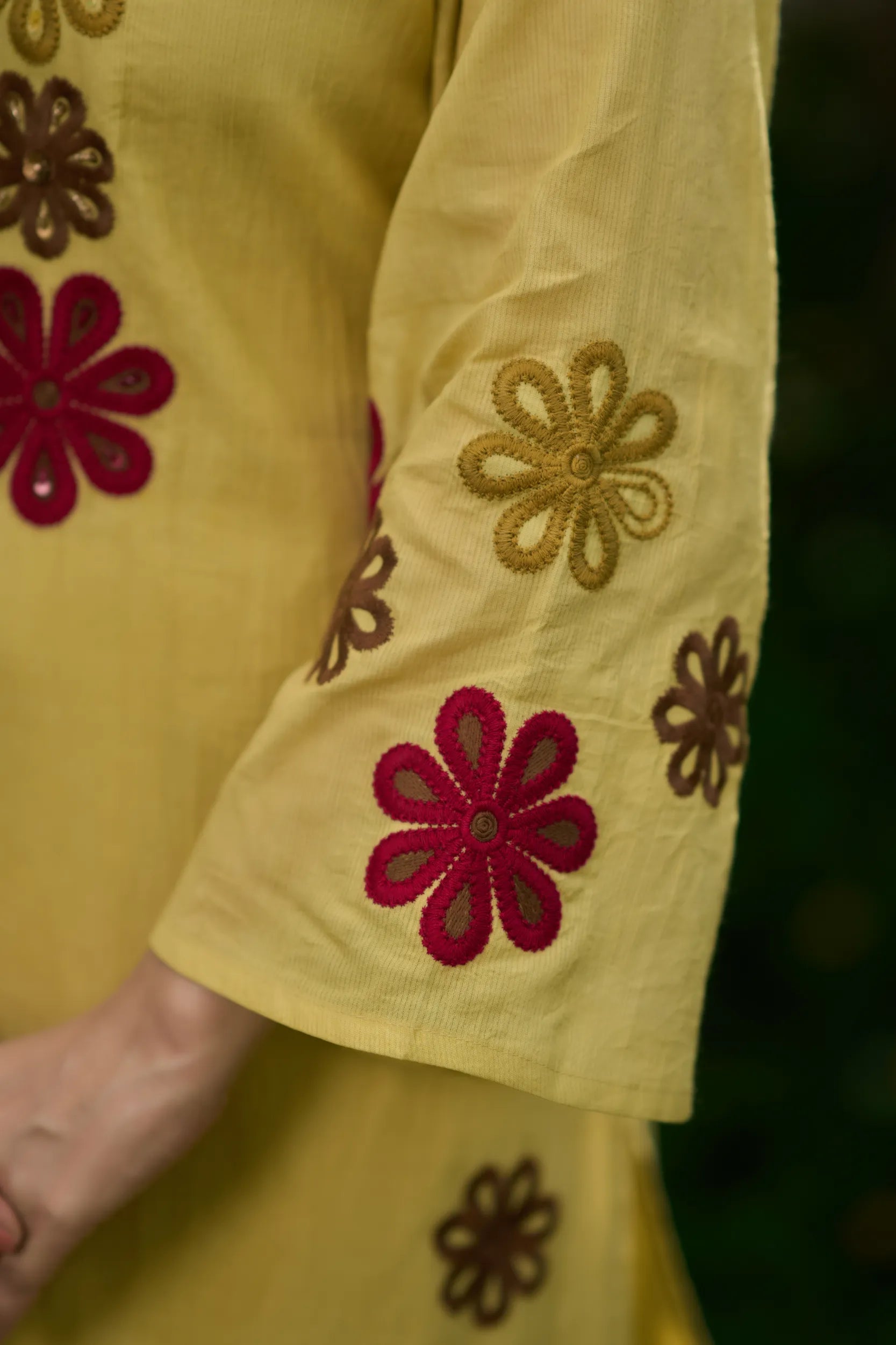 Sunflower Bloom Kurta Set