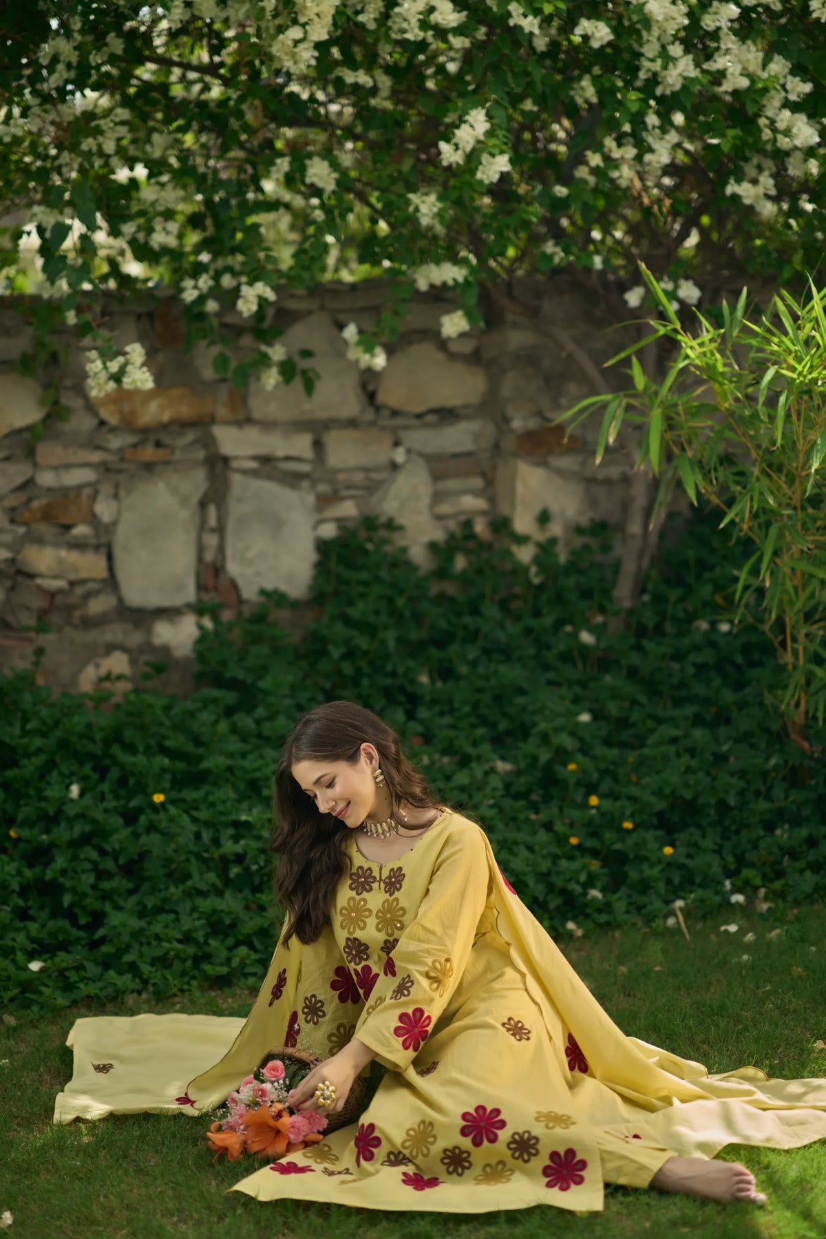 Sunflower Bloom Kurta Set