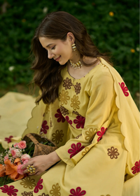 Sunflower Bloom Kurta Set