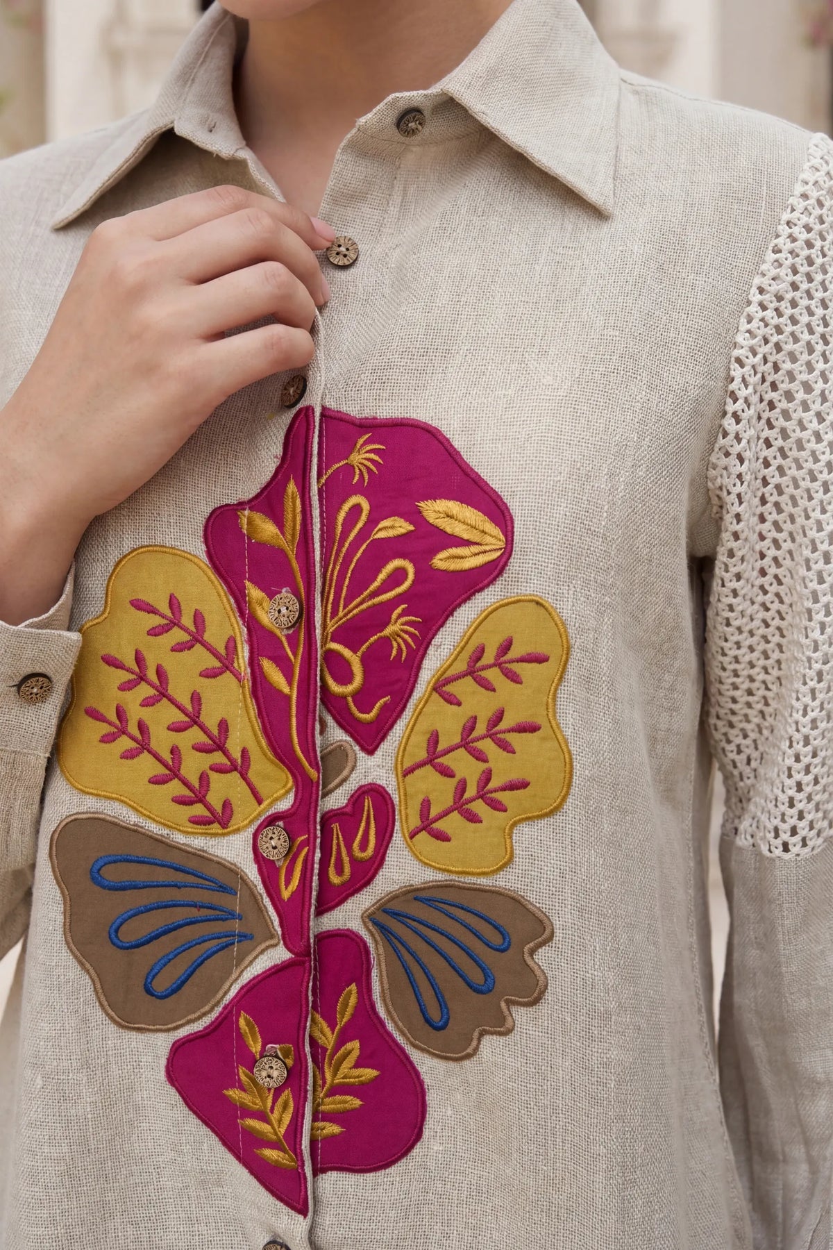 Gulnaar Jute Co-Ord Set