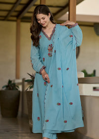 Sky Bloom Suit Set