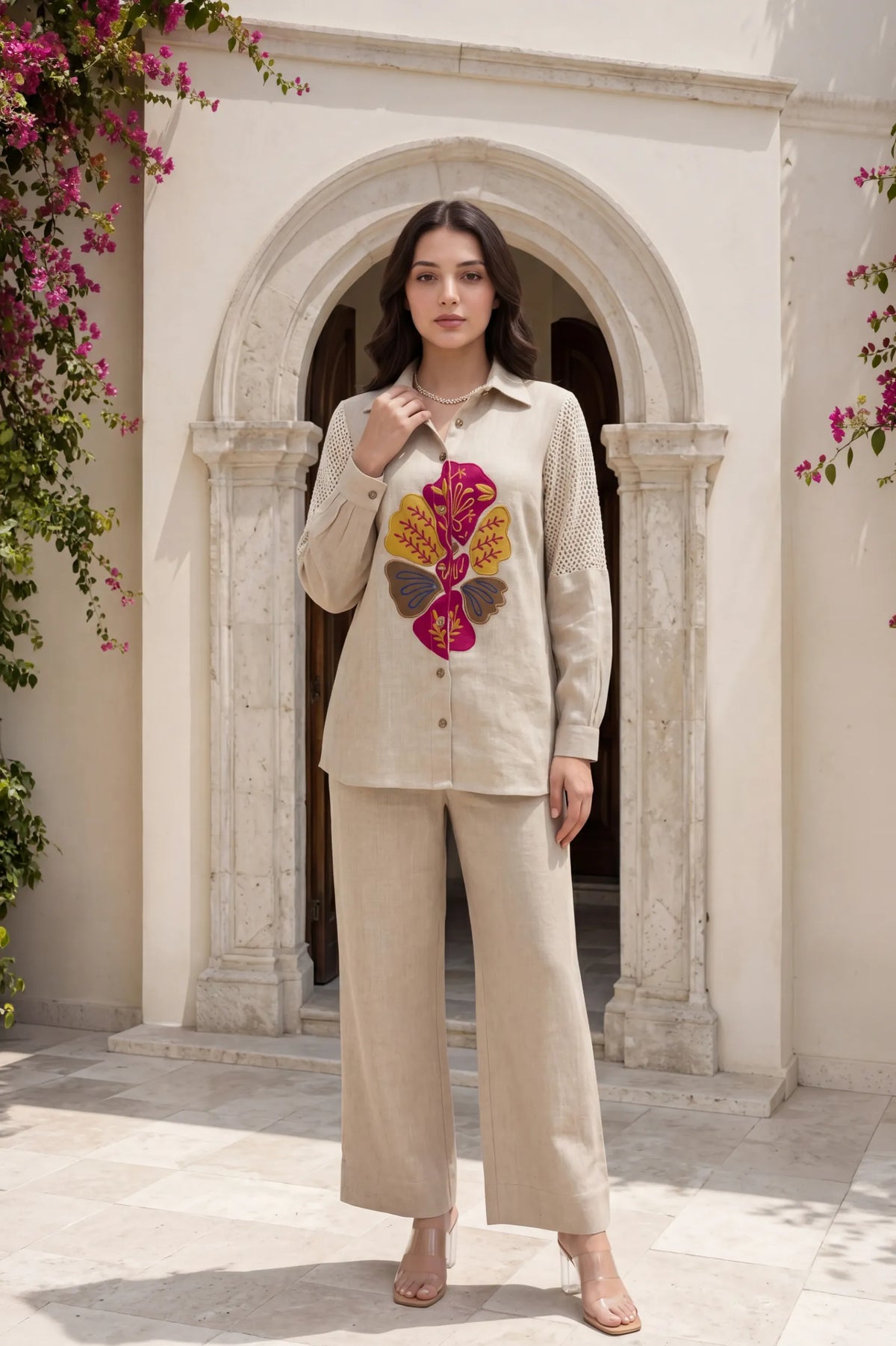 Gulnaar Jute Co-Ord Set