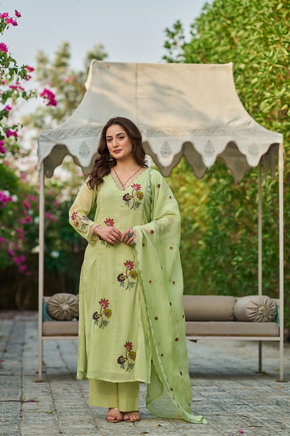 Pistachio Green Kurta  Set