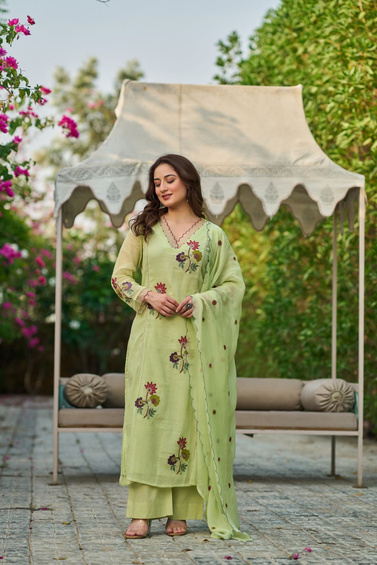 Pistachio Green Kurta  Set
