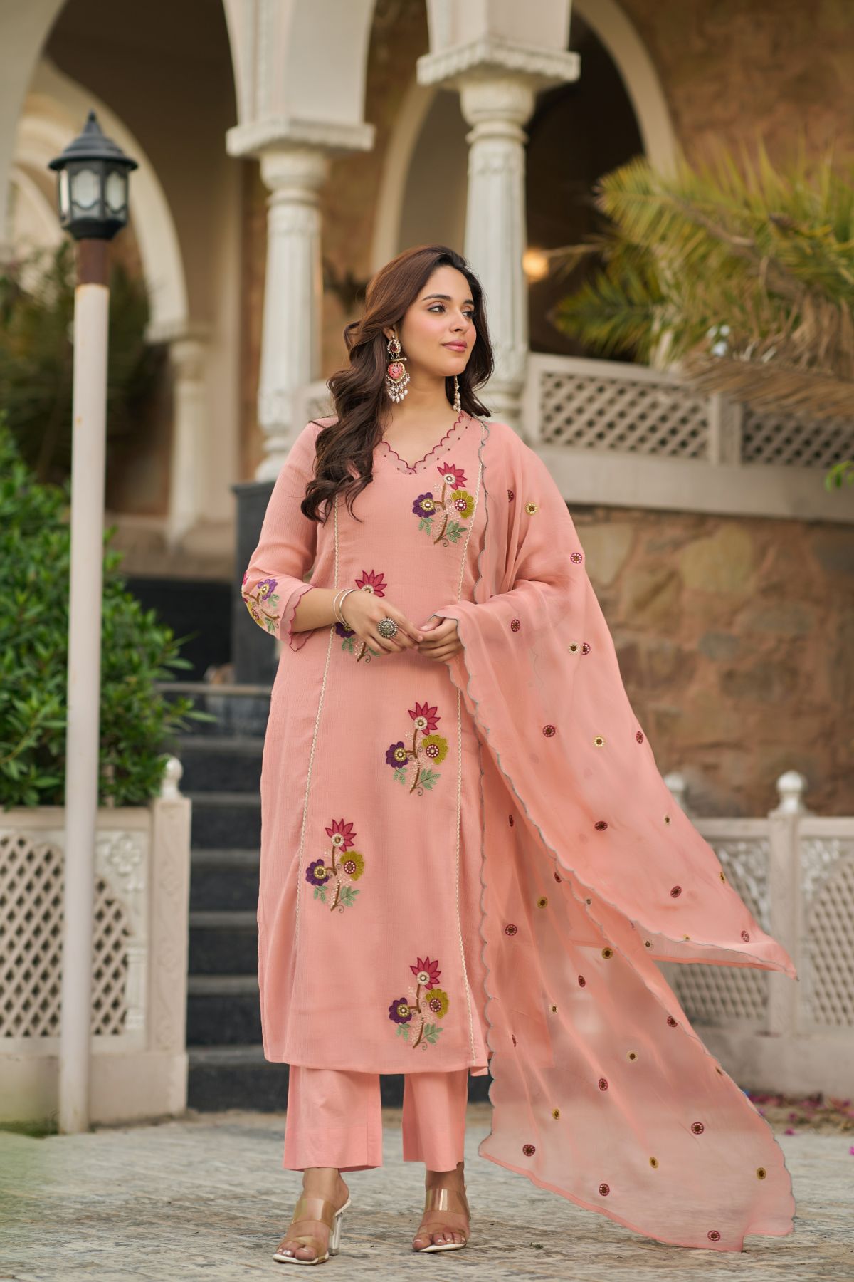 Peach Blush Suit Set