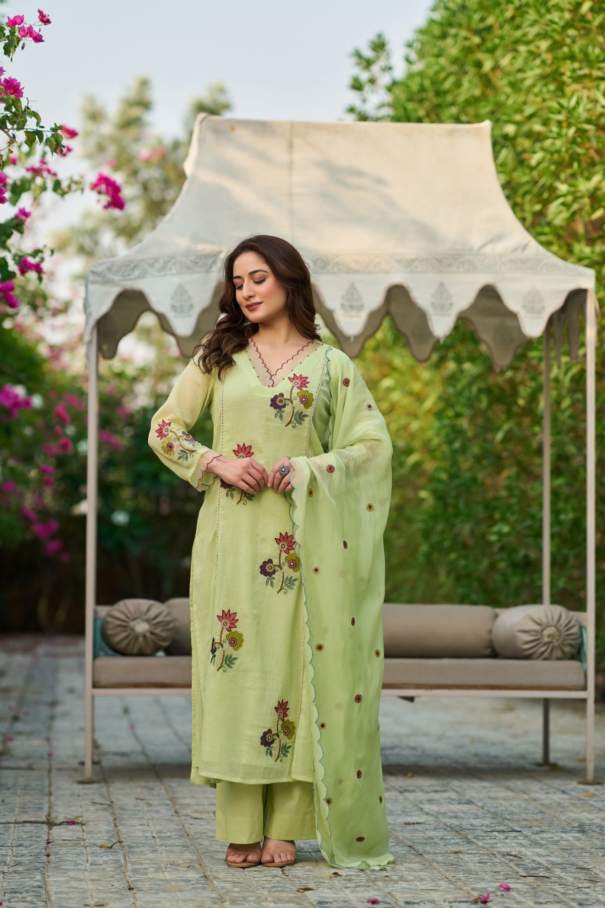 Pistachio Green Suit Set